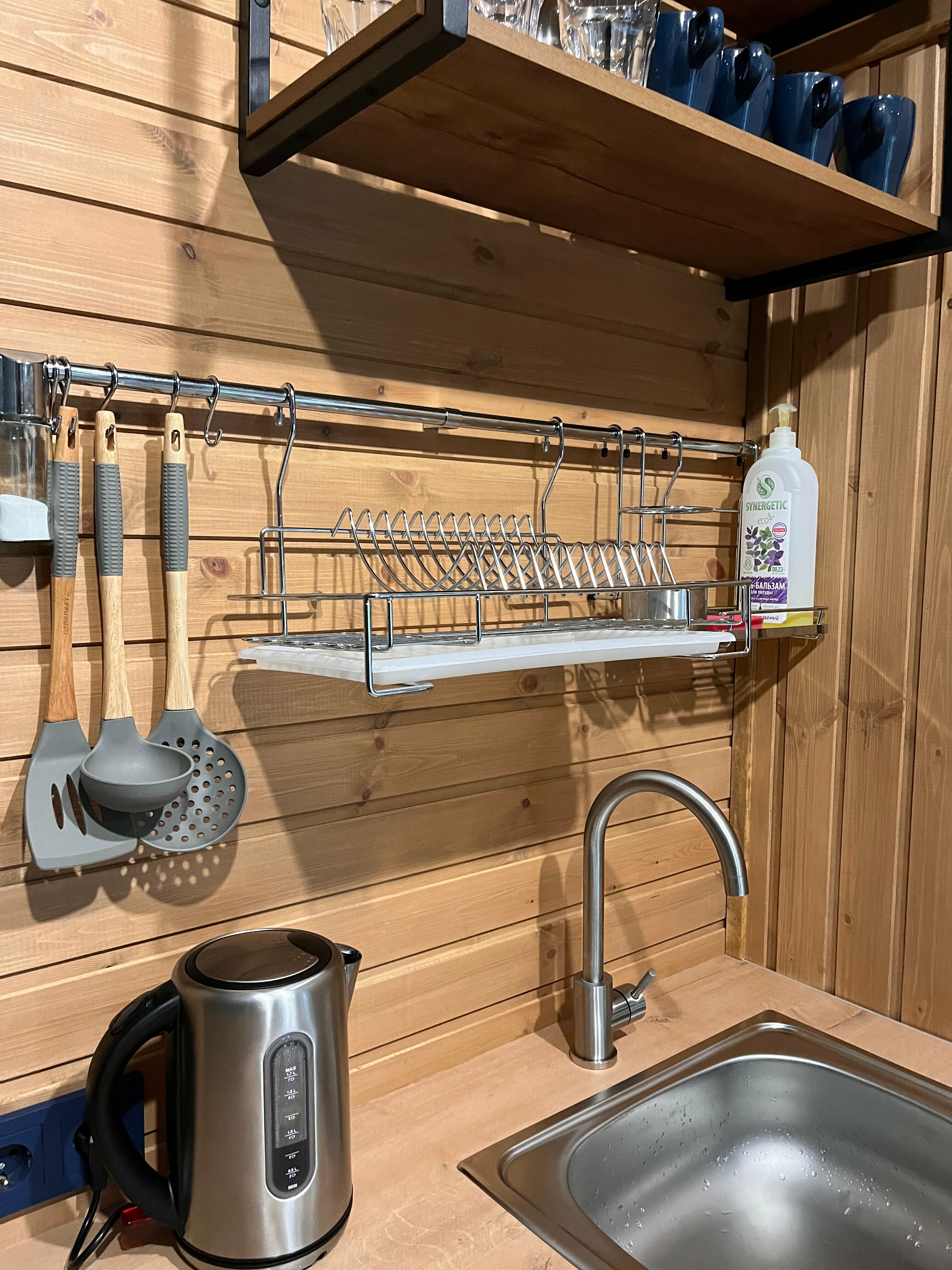 Дом с сауной у леса