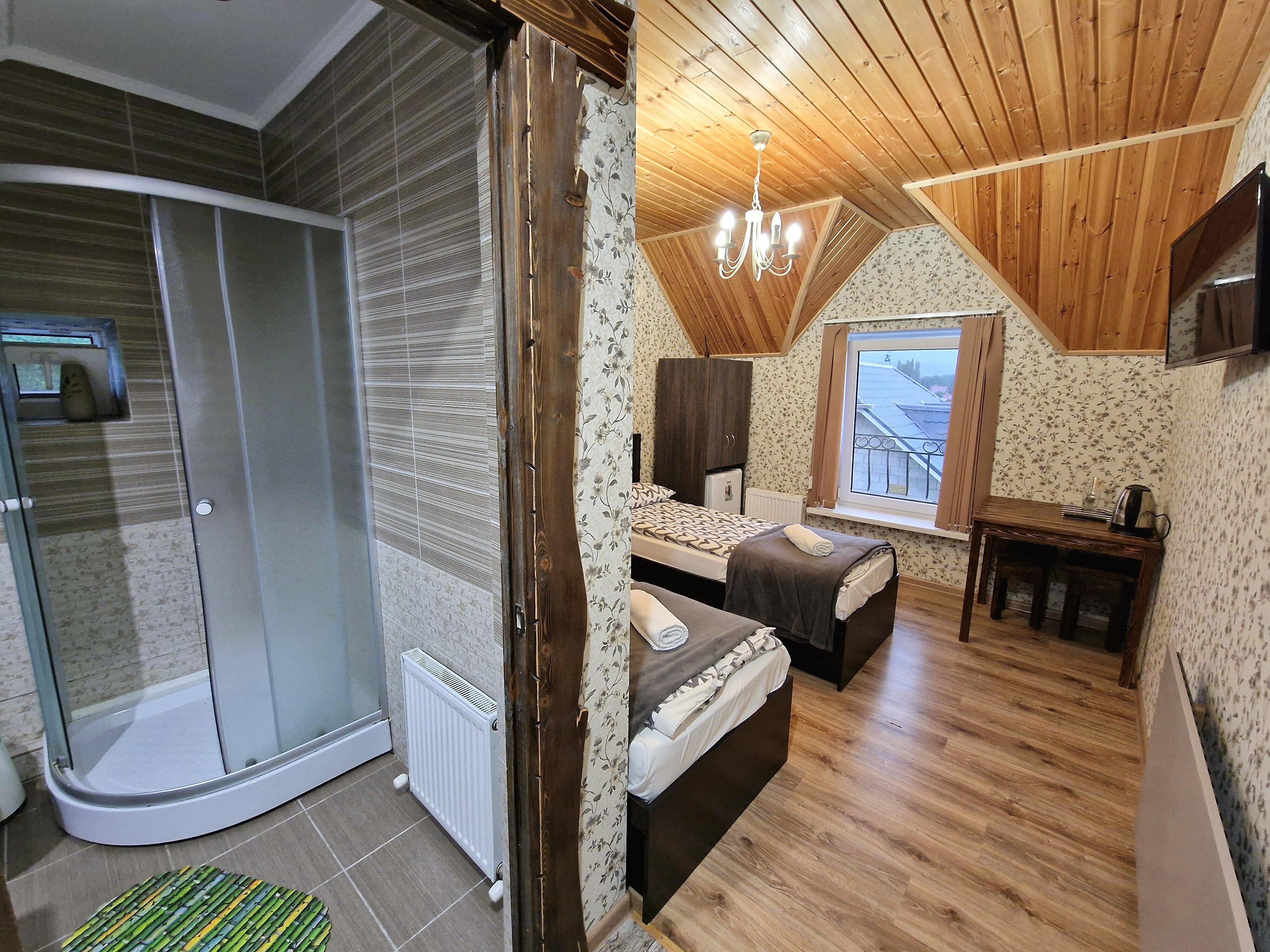 Двухместный номер с 2 отдельными кроватями и ванной