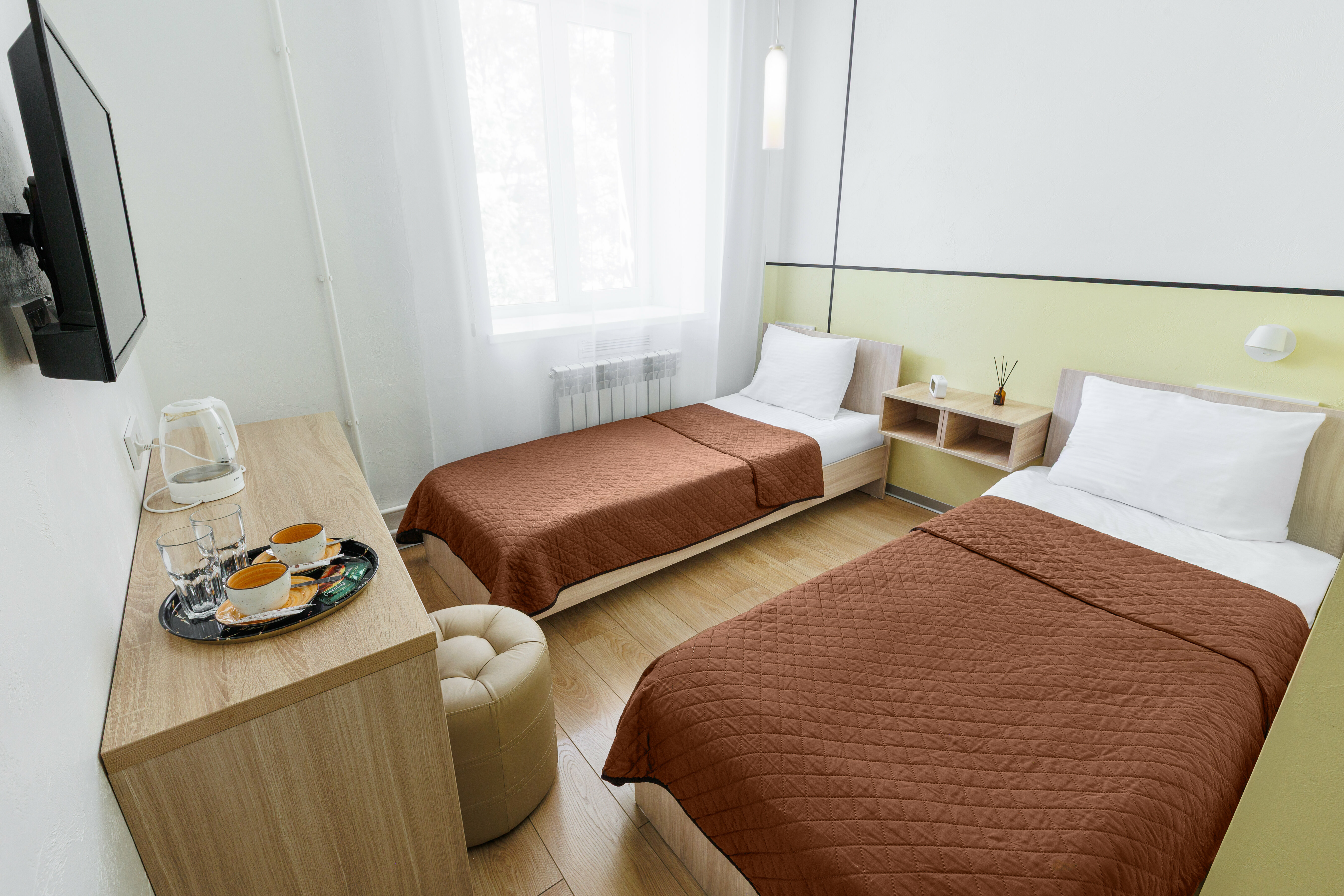 Бюджетный двухместный номер с 2 отдельными кроватями