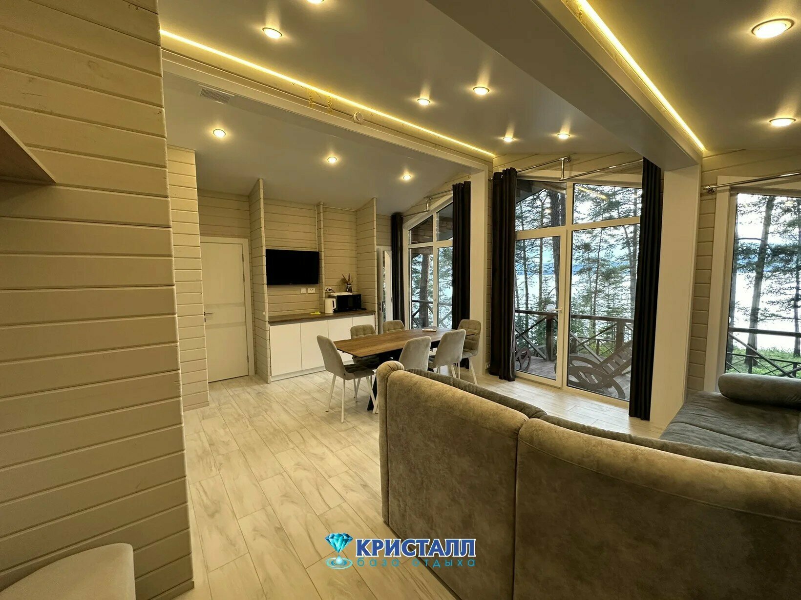 Шале с 2 спальнями