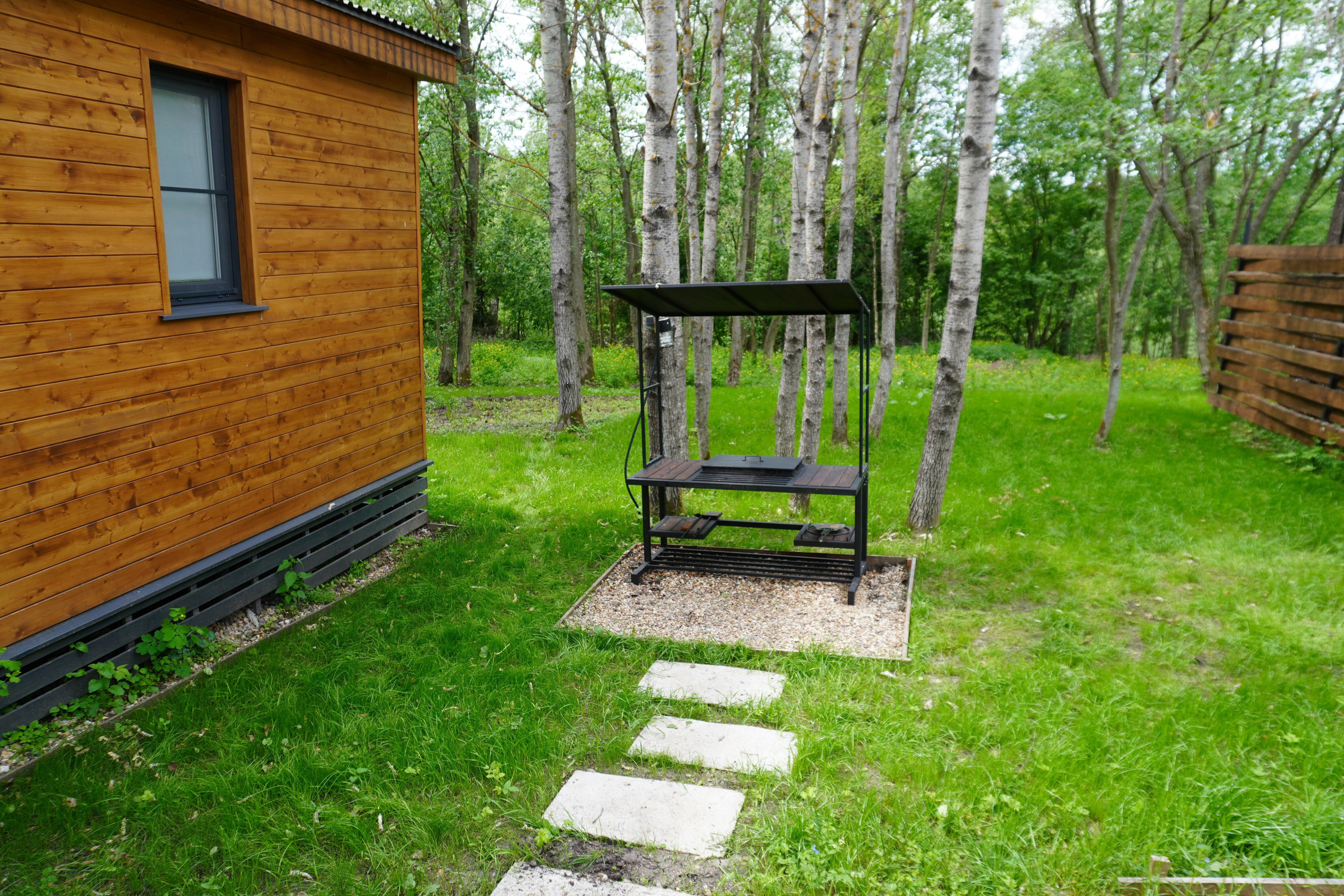 Дом с видом на лес в стиле БОХО