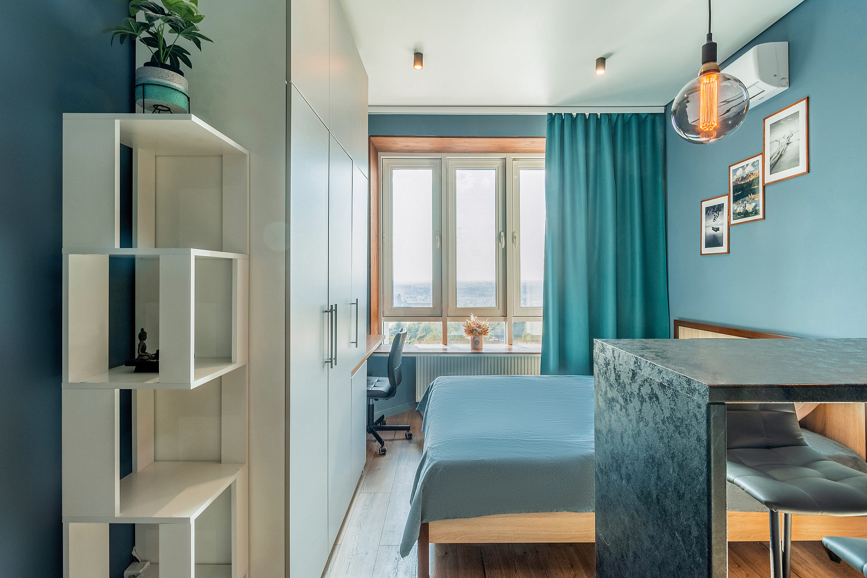 Студия Aqua №814 с видом на реку