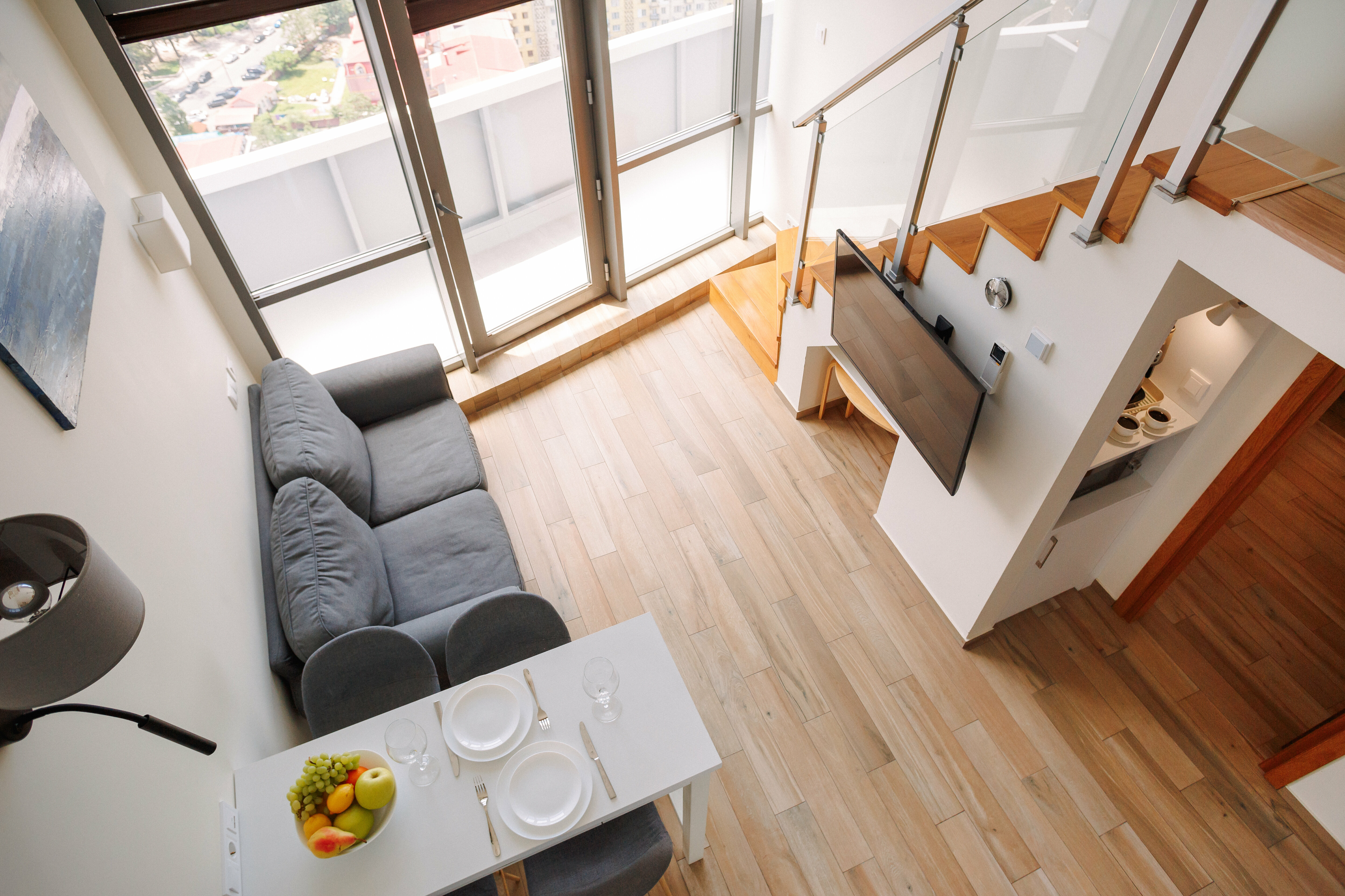 Двухуровневые апартаменты