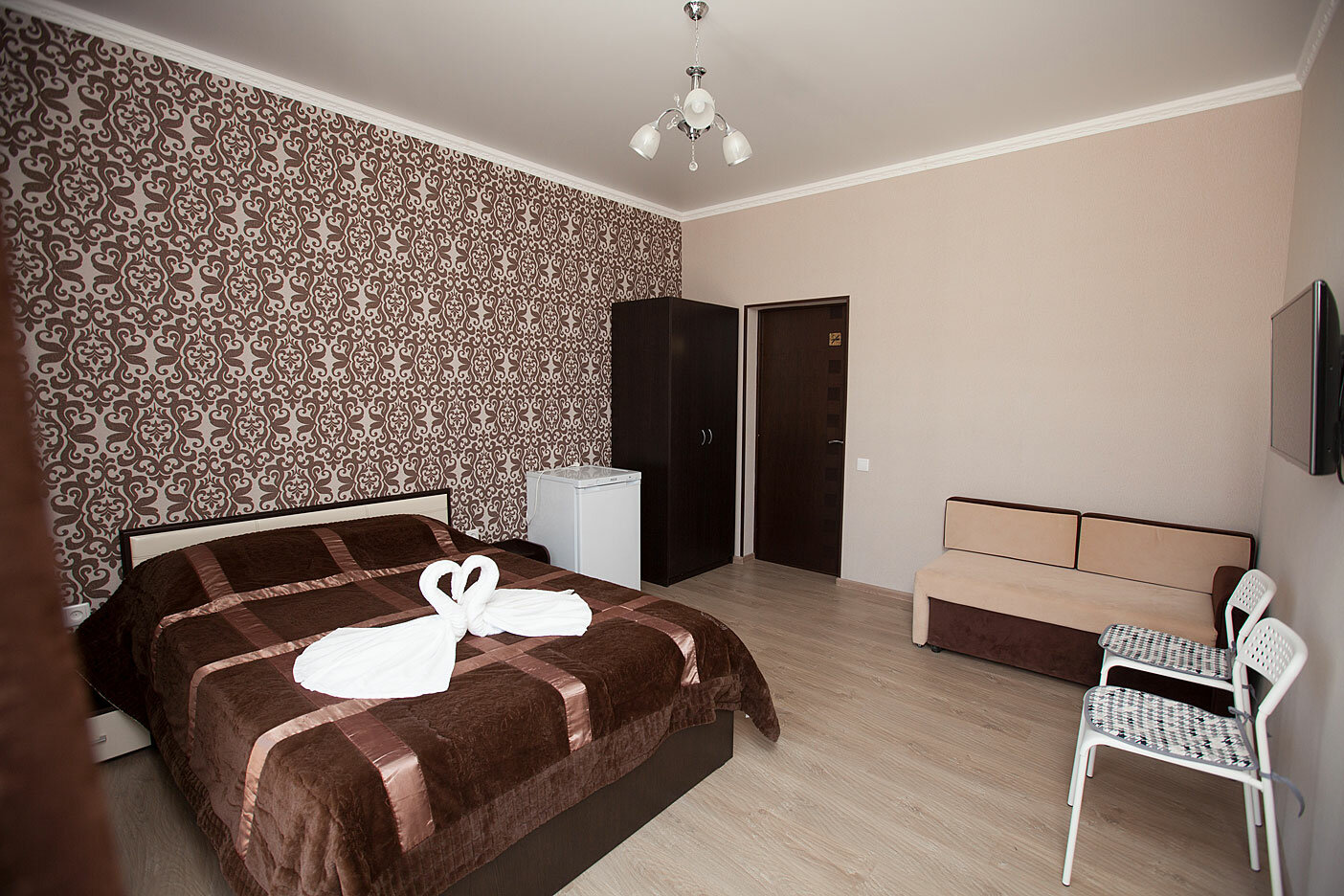 Двухместный номер с 1 кроватью и балконом