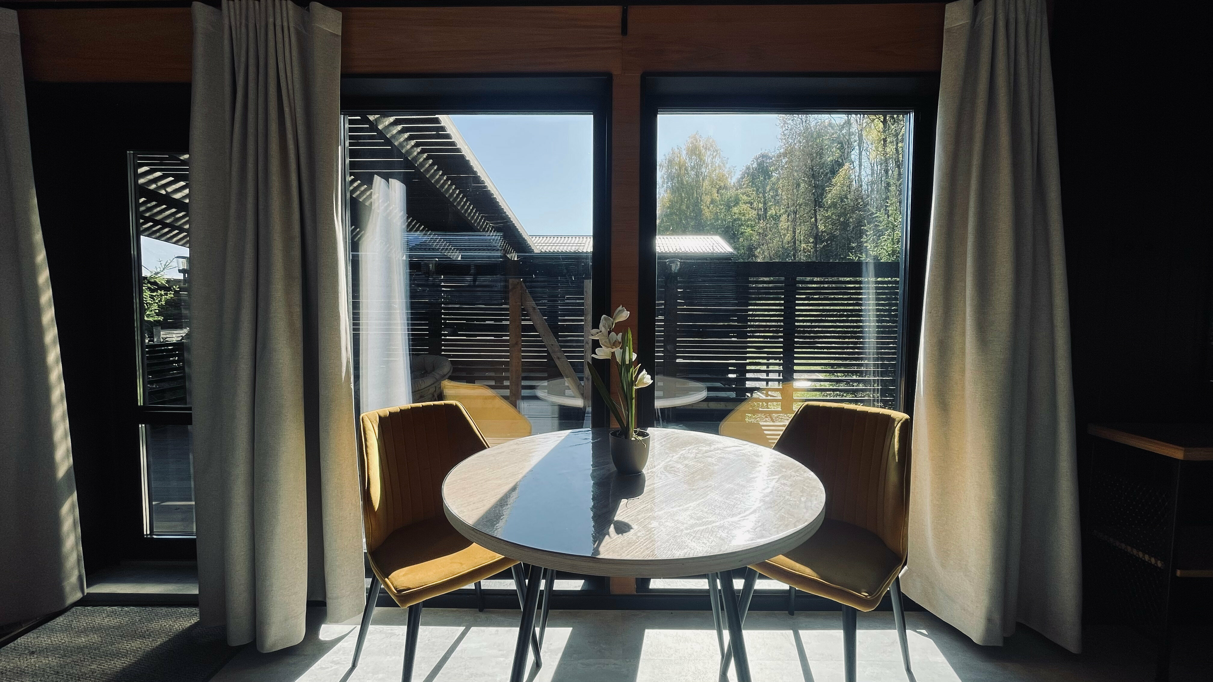 Барнхаус с видом на лес