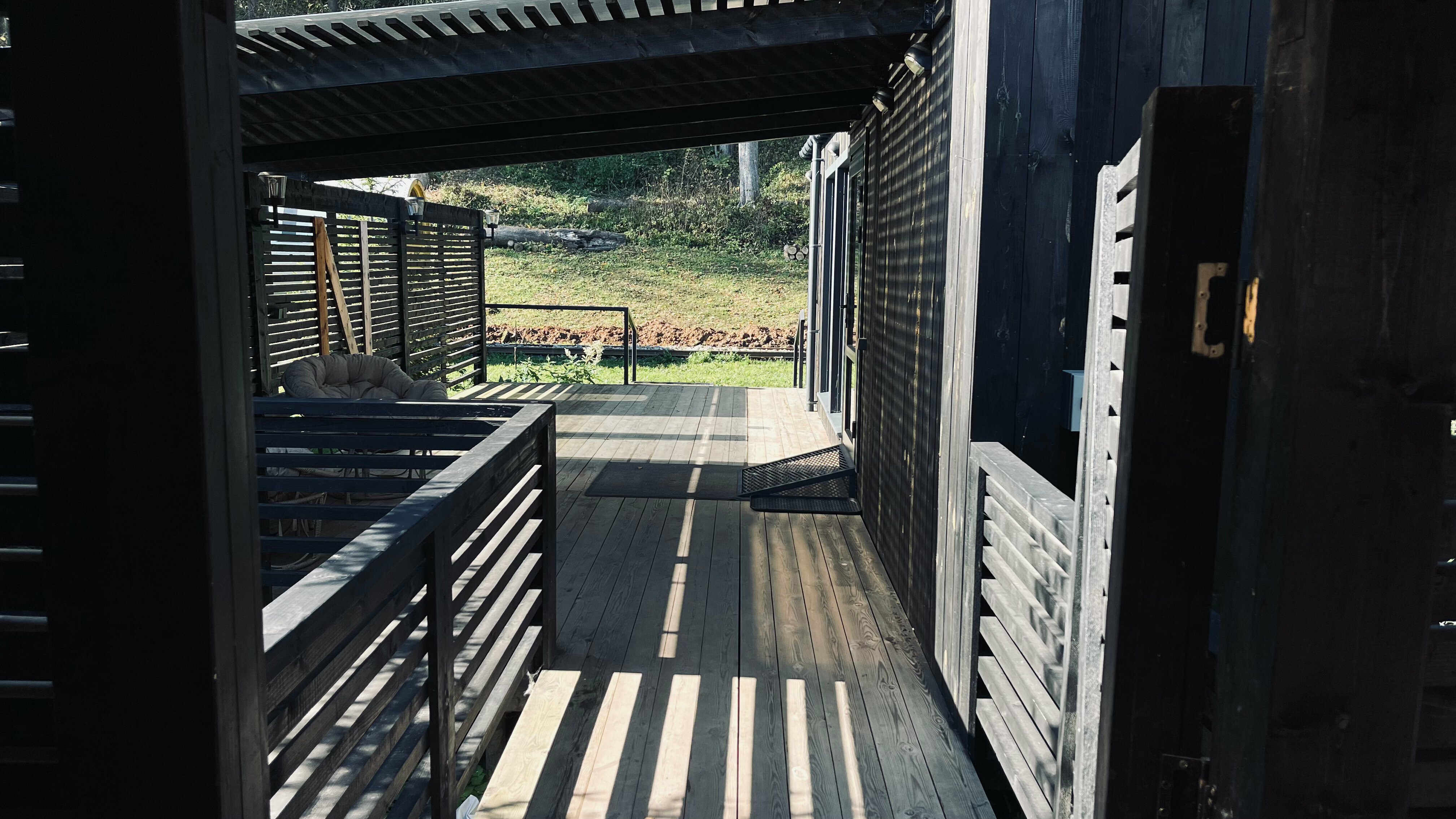 Барнхаус с видом на лес