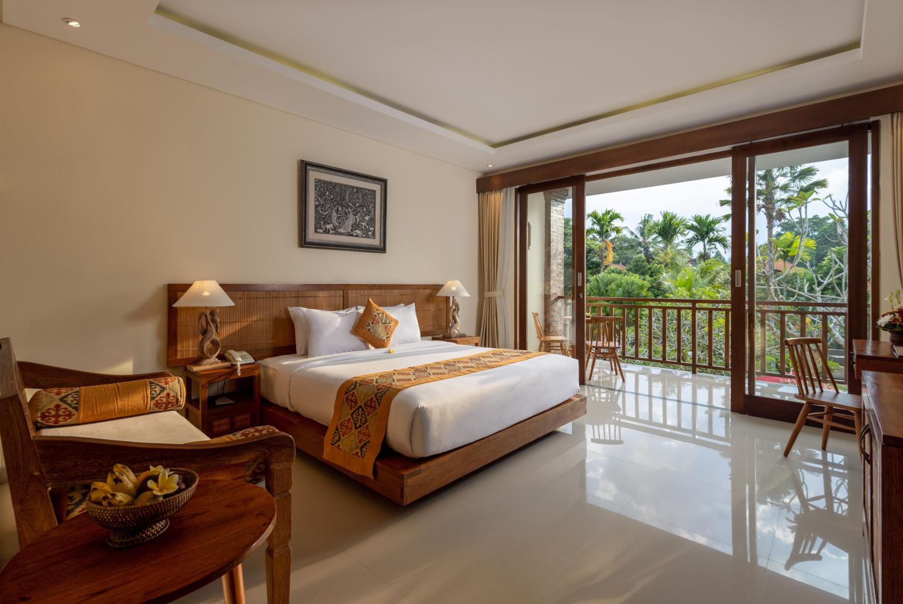 Superior Garden and Pool View with Balcony