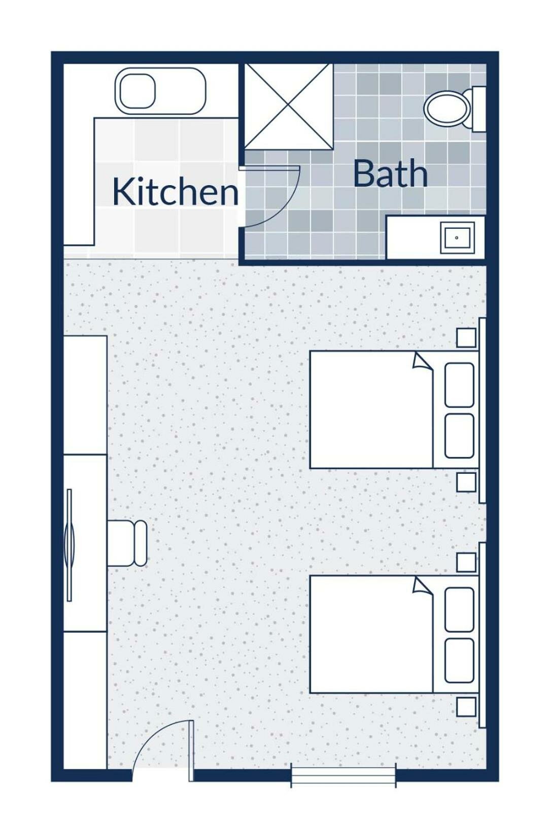 Twin Double (No Pets)