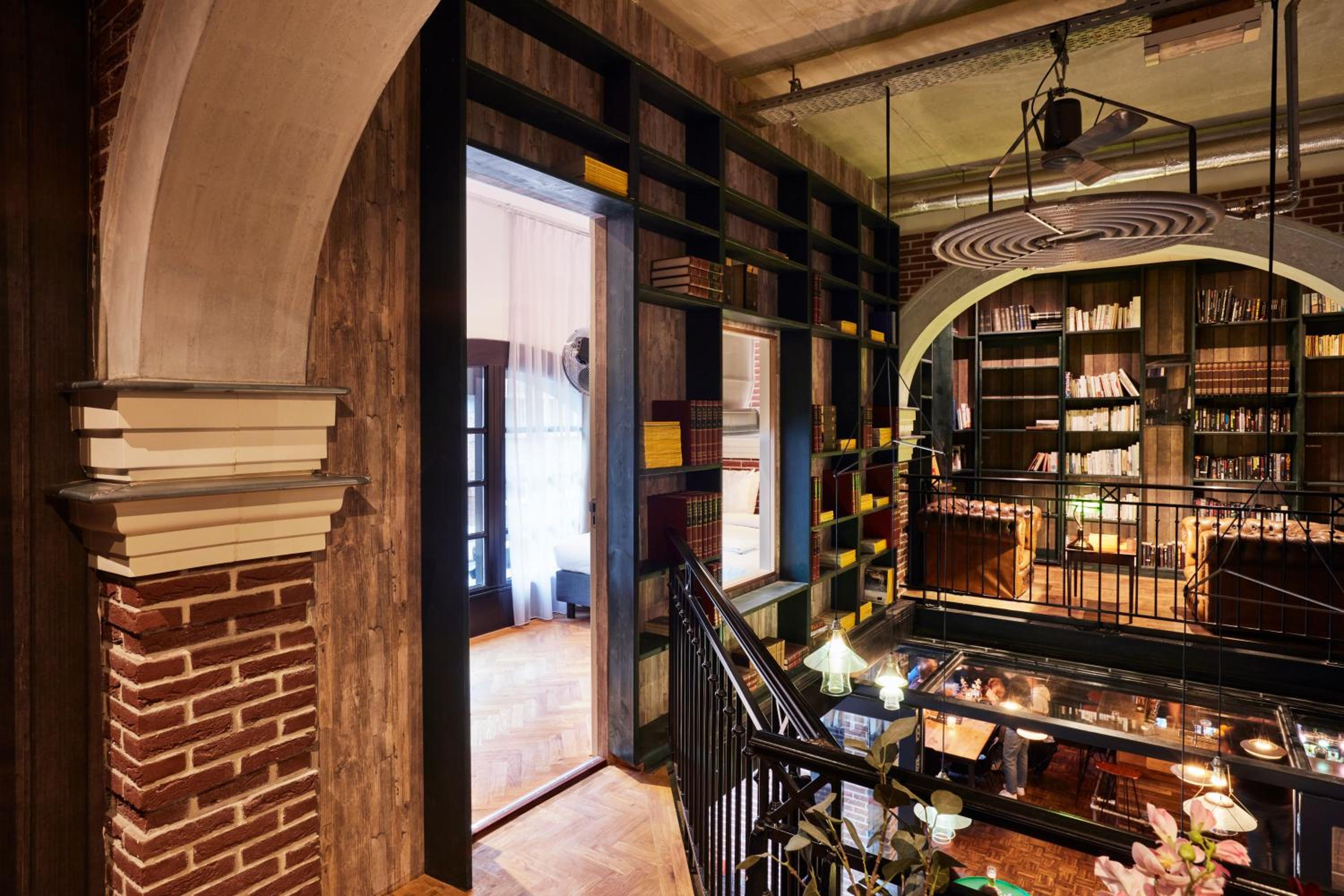 Secret Bookcase Whitey the White (shared bathroom)