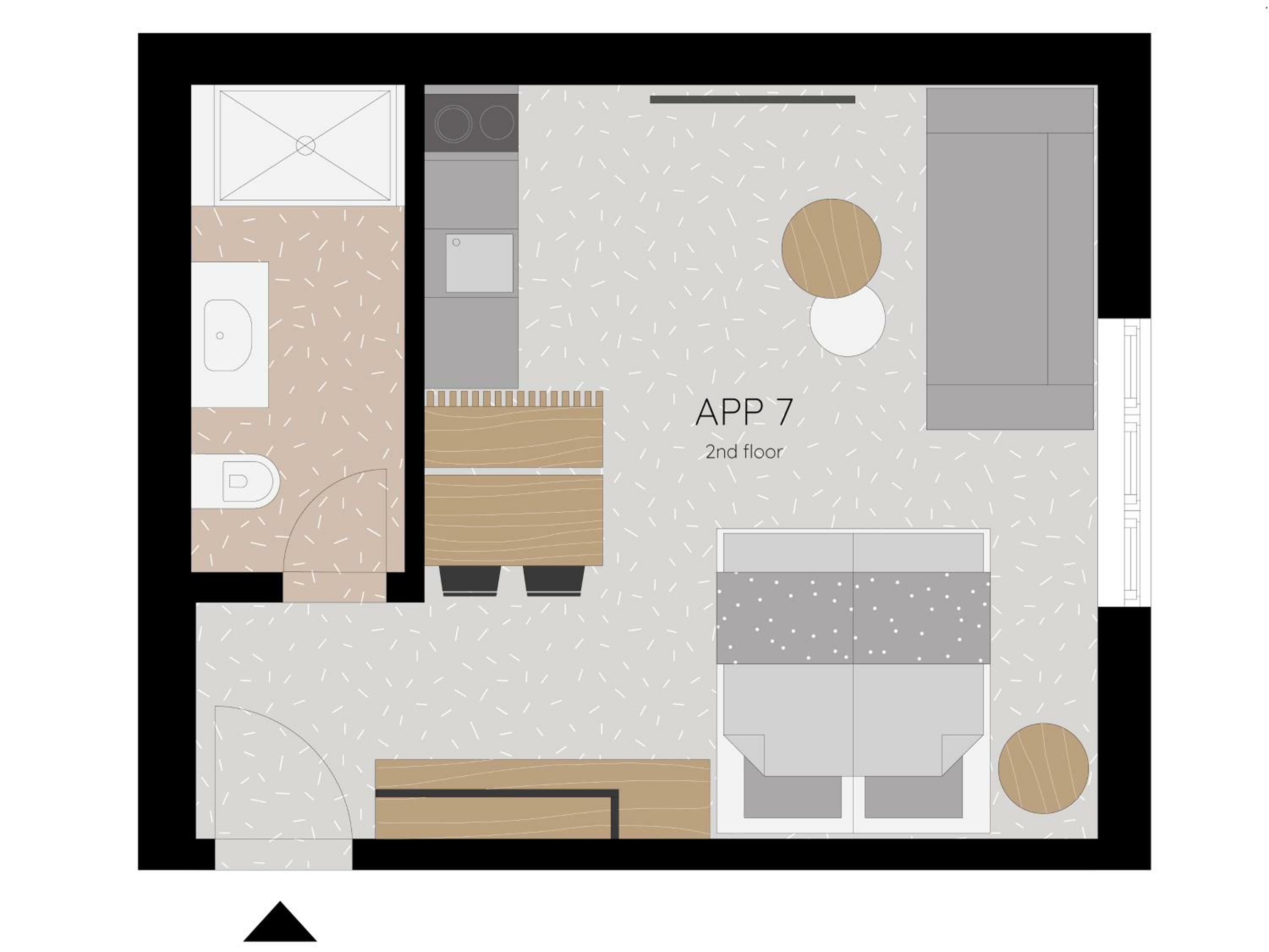 Premium Studio with Garden View (#7)