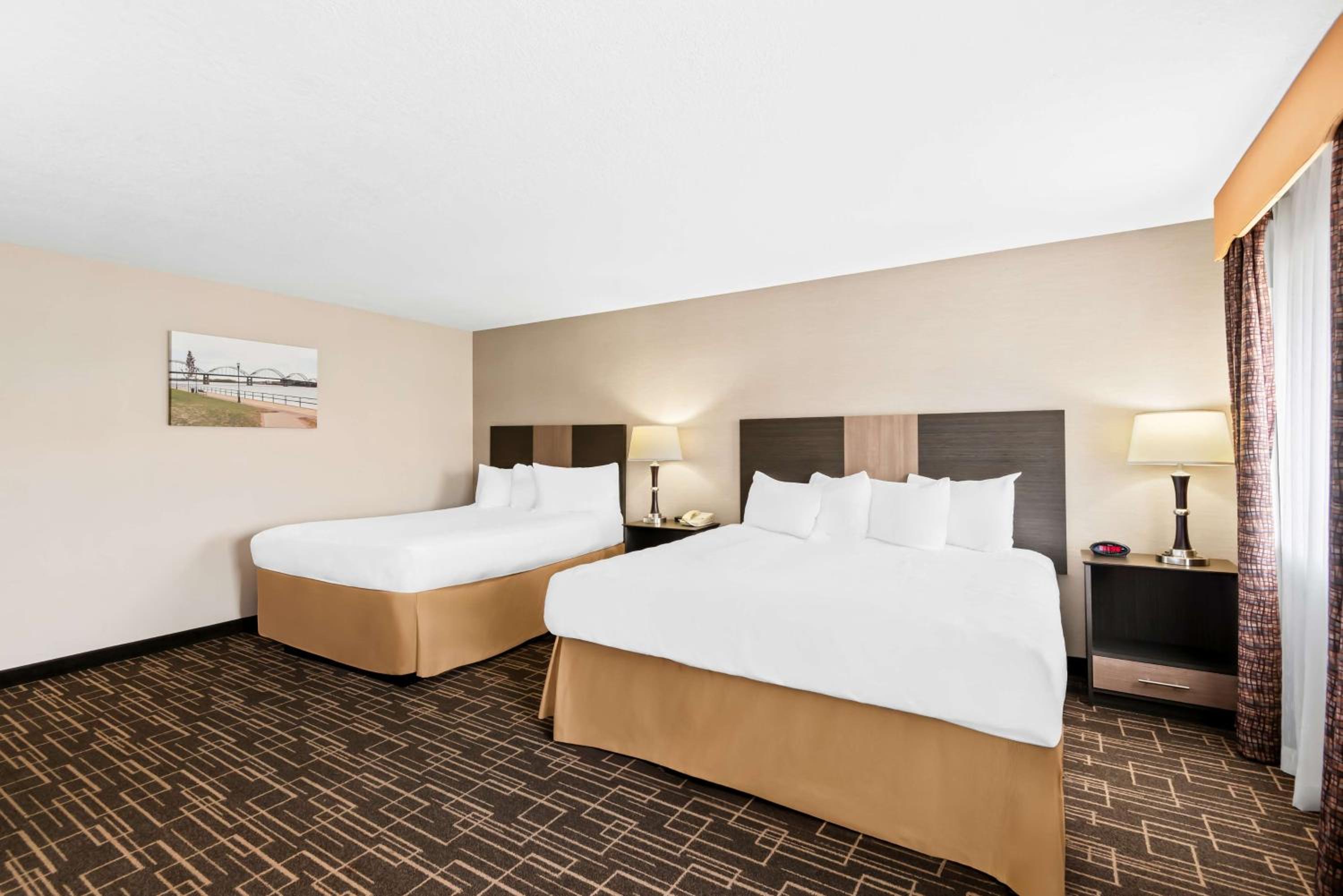 Large Room with One King and One Queen Bed