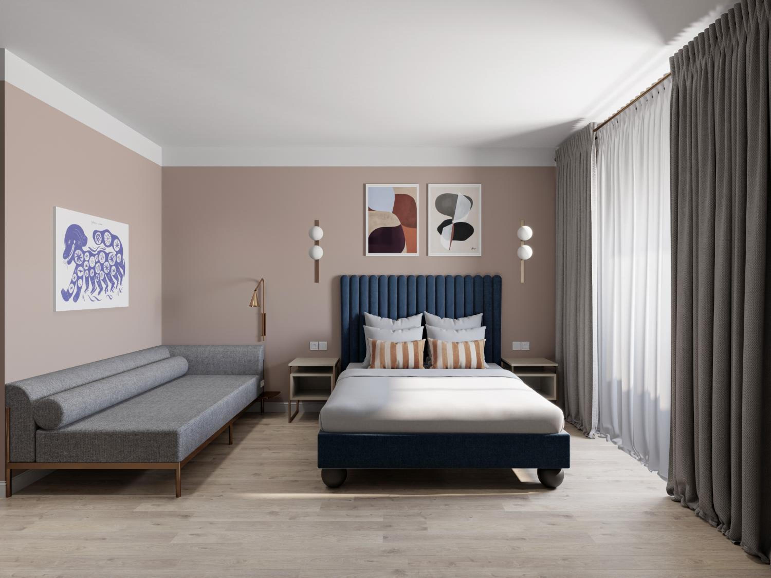 Medium Room with Extra Single Bed