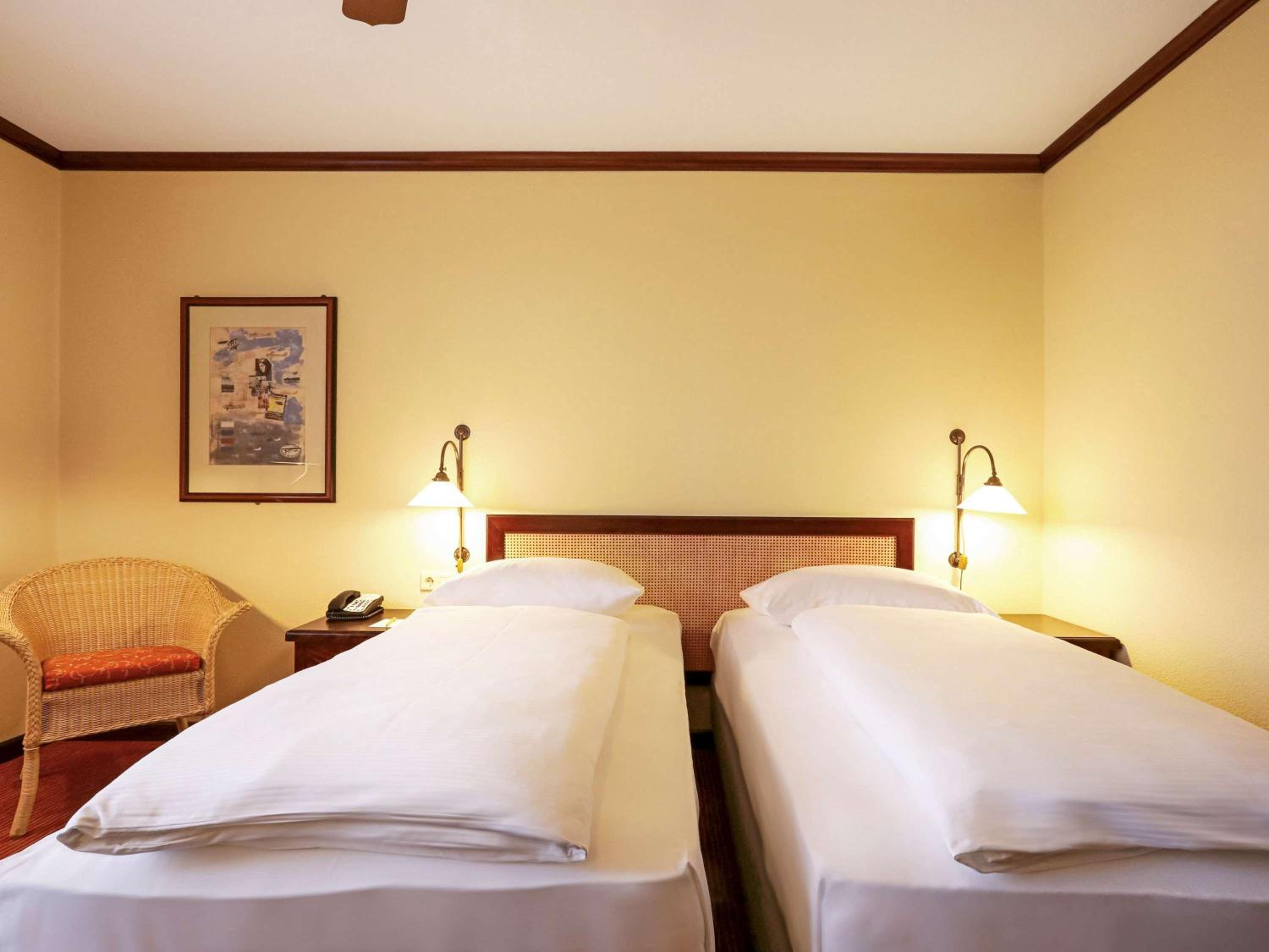 Classic Room with One Double Bed and One Single Bed