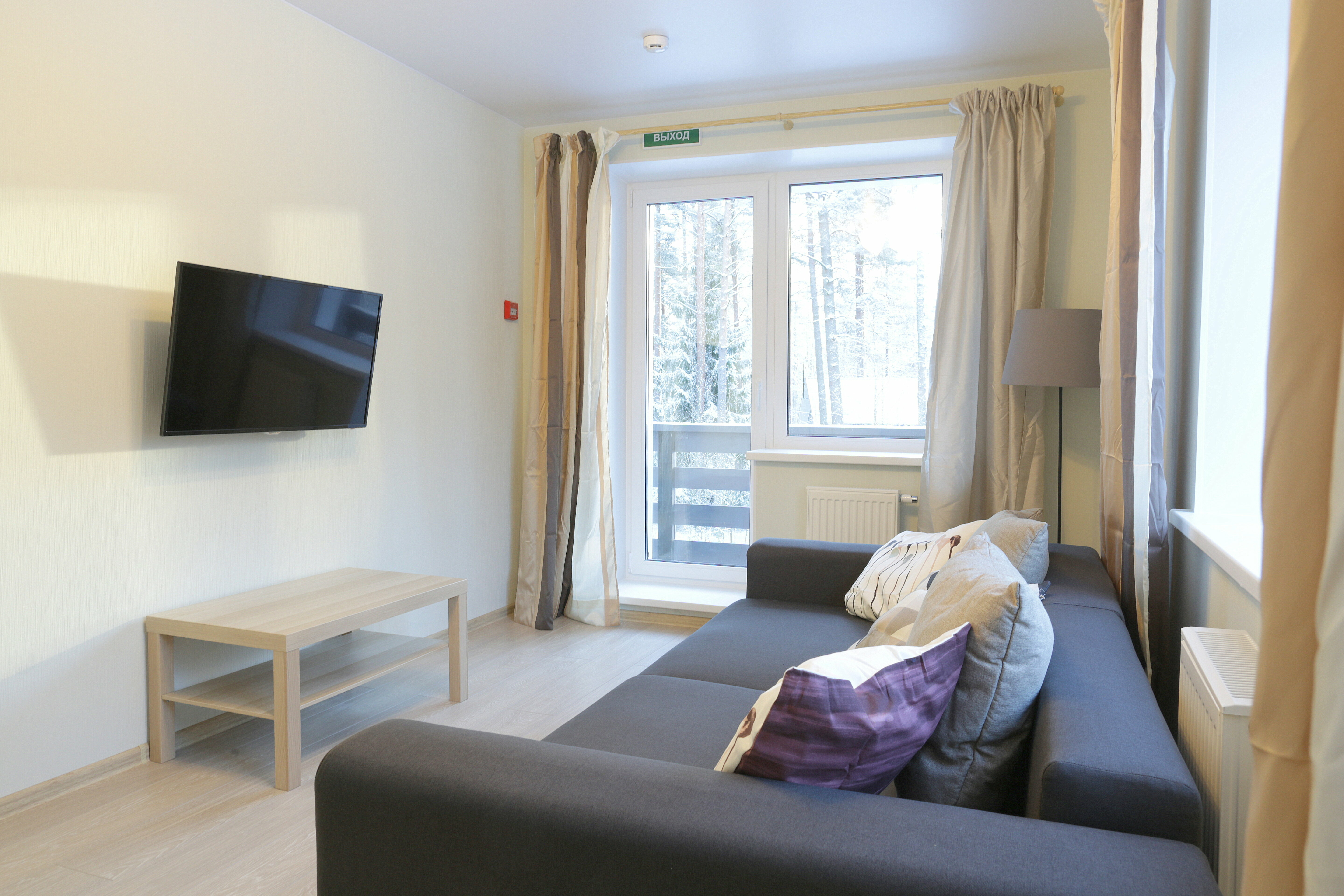 Эконом апартаменты с гостиной и 2 спальнями