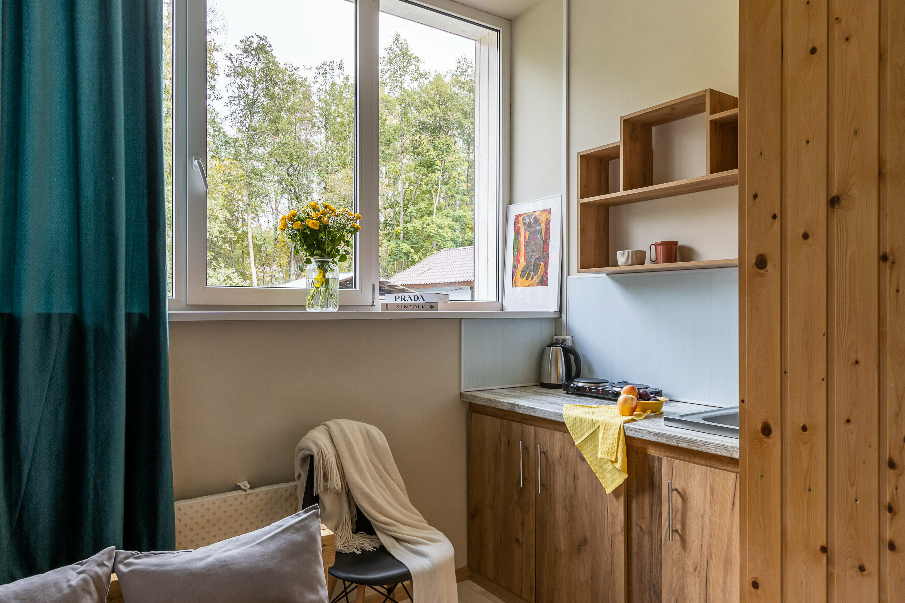 Одноместный номер с общим душем и туалетом