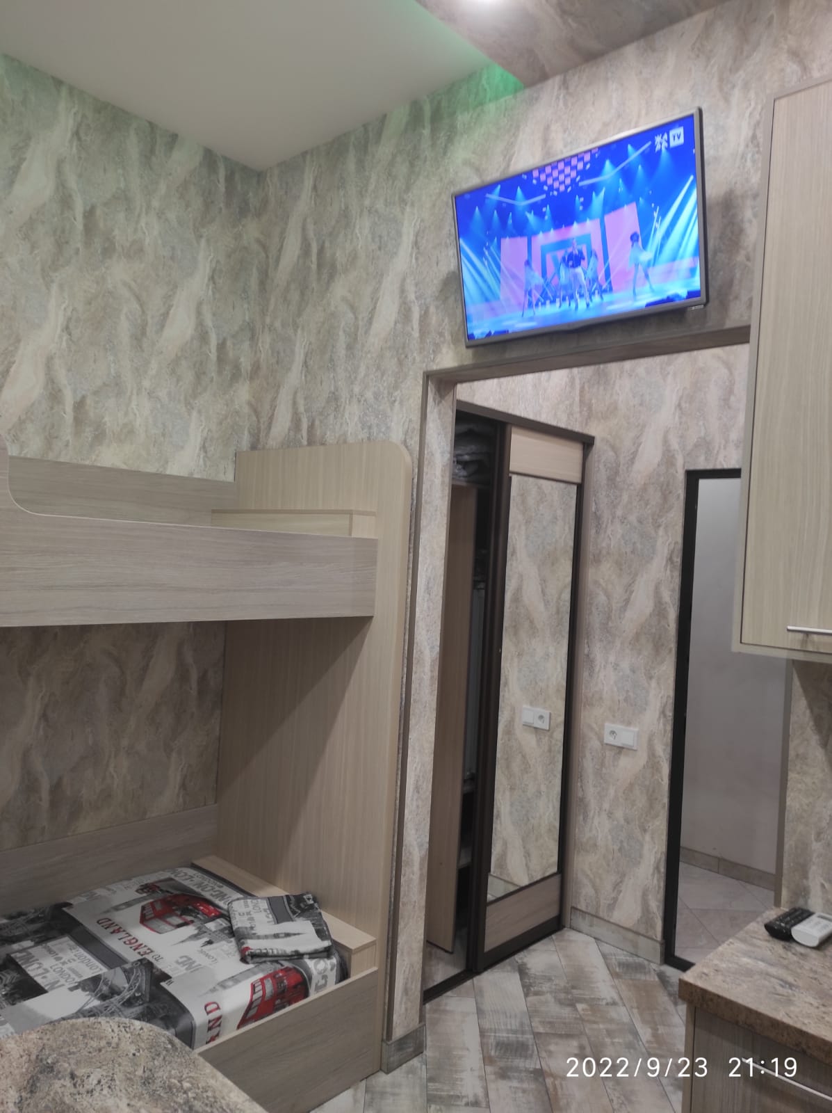 Апартаменты 2. Четырехместные  с двумя двухъярусными кроватями