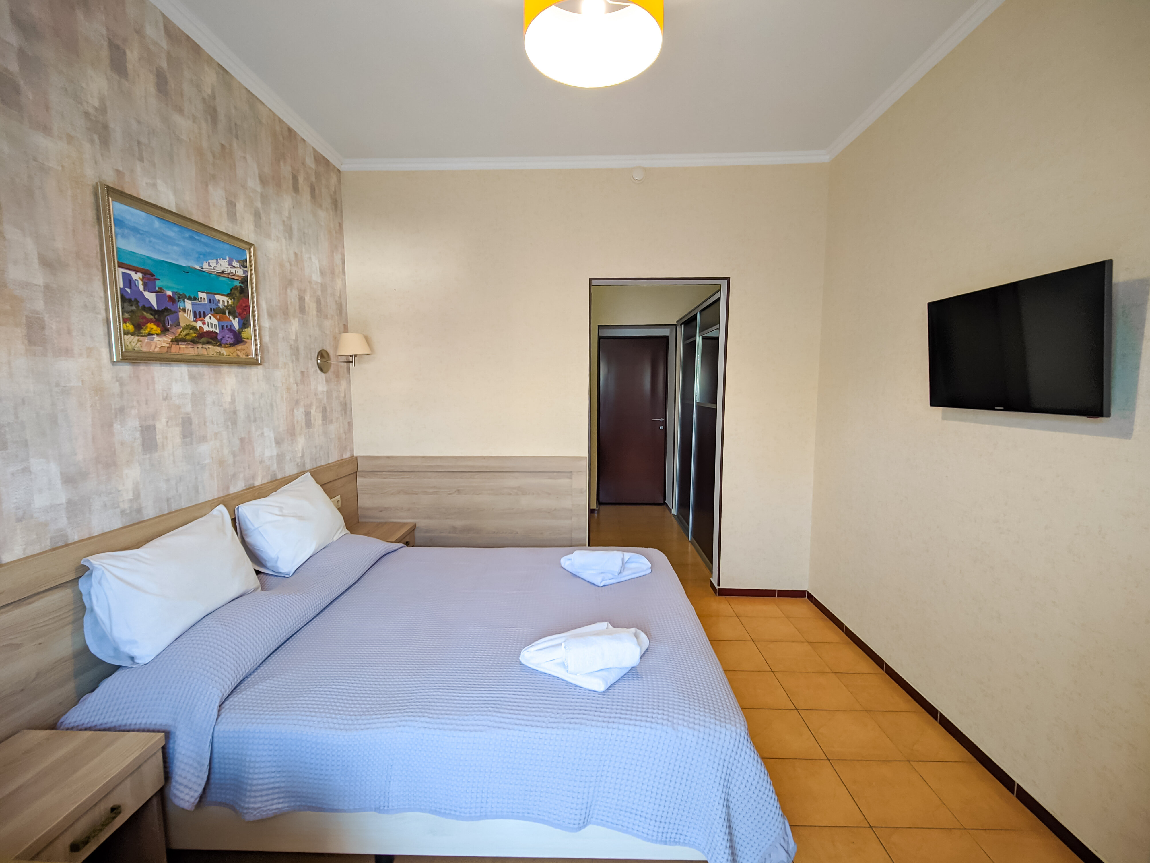 Двухместный номер Делюкс с 1 кроватью и балконом