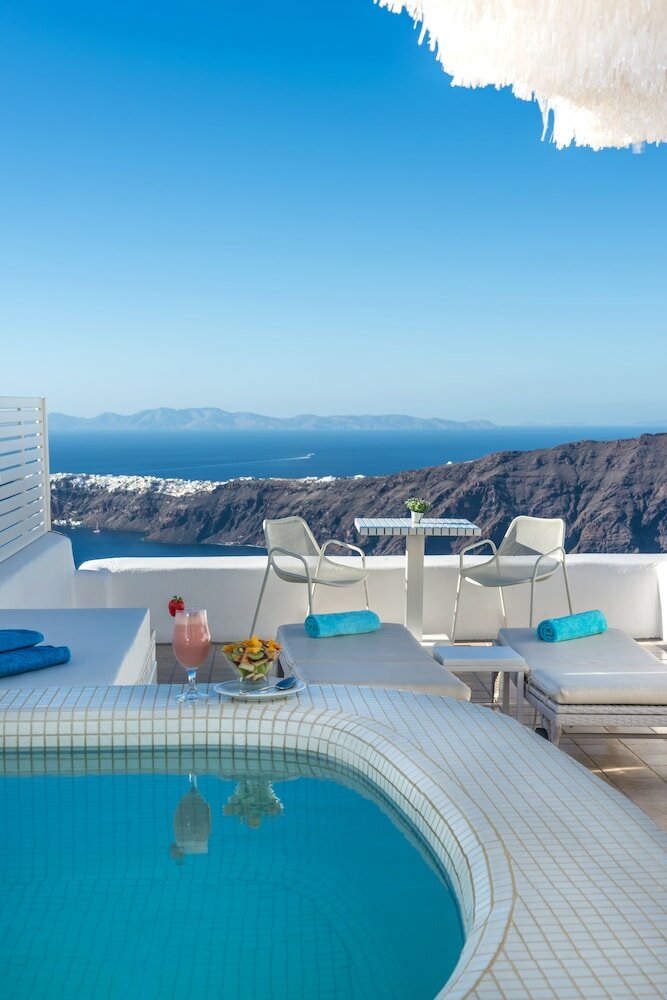 Deluxe Suite, Hot Tub, Caldera View, Higher level, Private terrace (Not secluded)