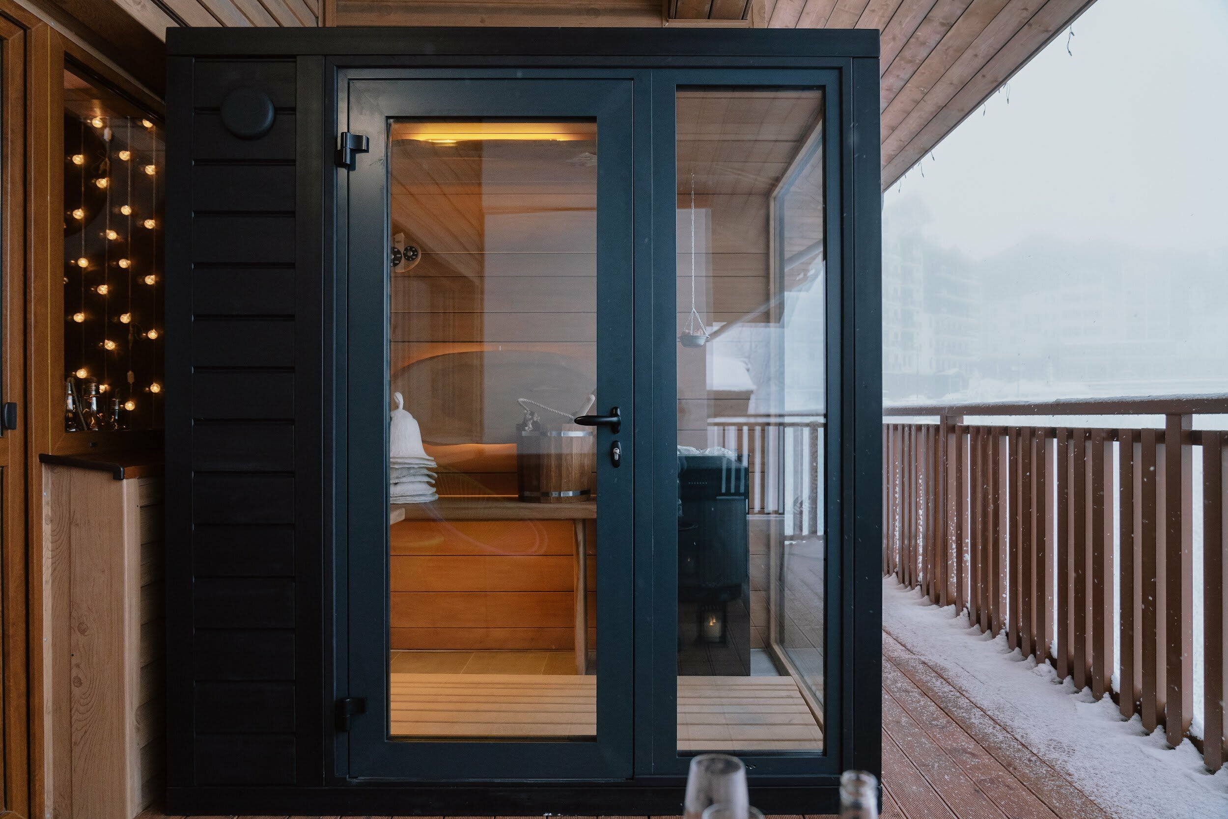 3-комнатные апартаменты с джакузи на террасе и видом на горы