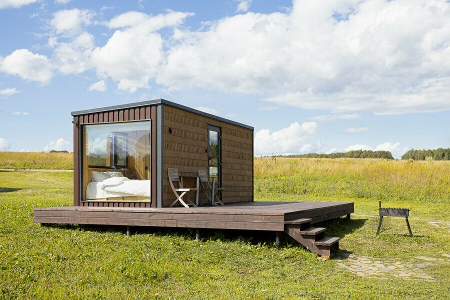 Домик с панорамным видом на реку (1)