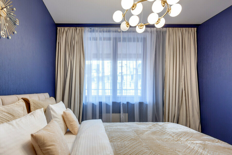 155 Апартаменты с двумя спальнями и большом  балконом