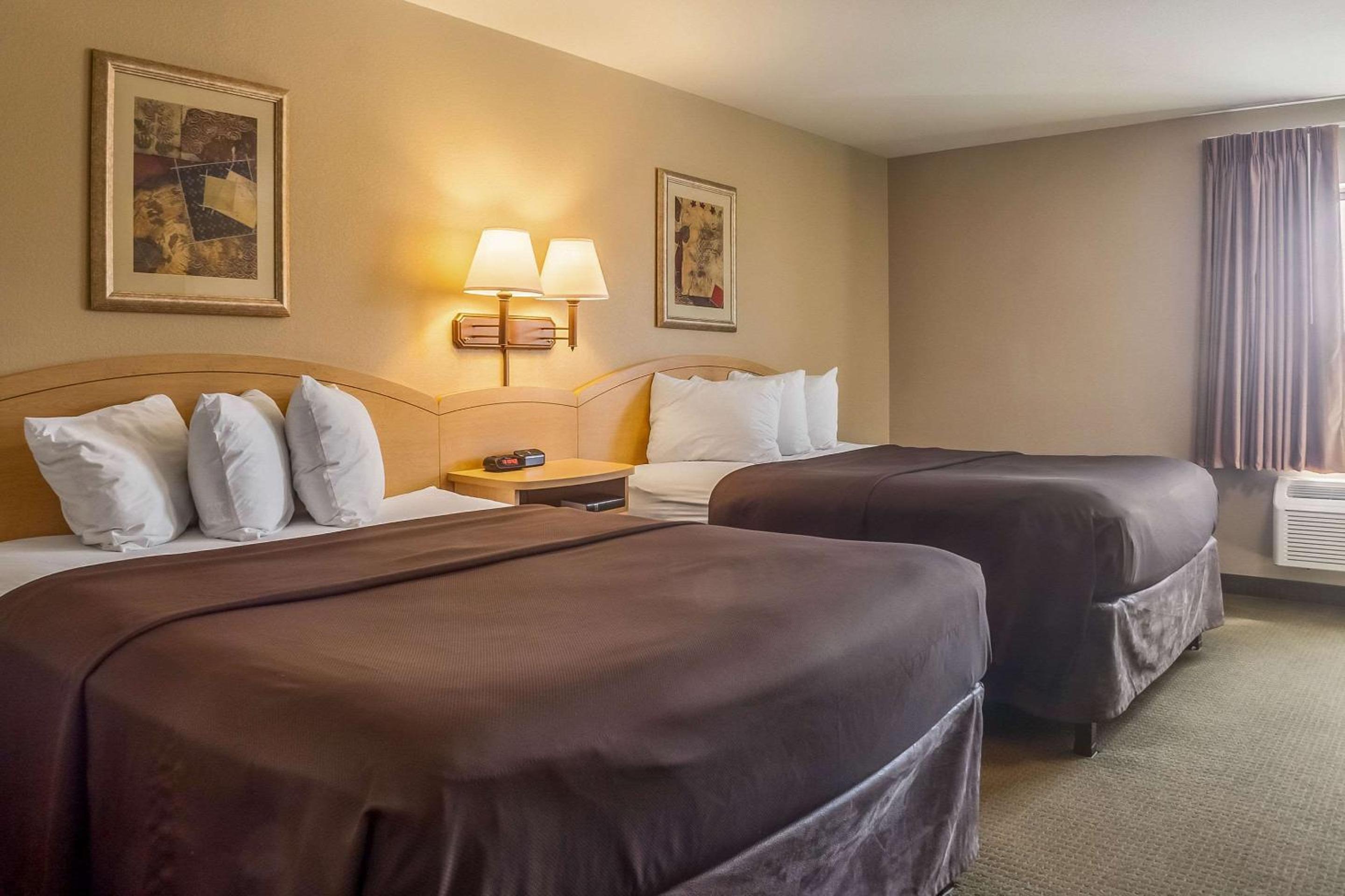 Efficiency Queen Room with Two Queen Beds and Roll-In Shower - Accessible/Non-Smoking