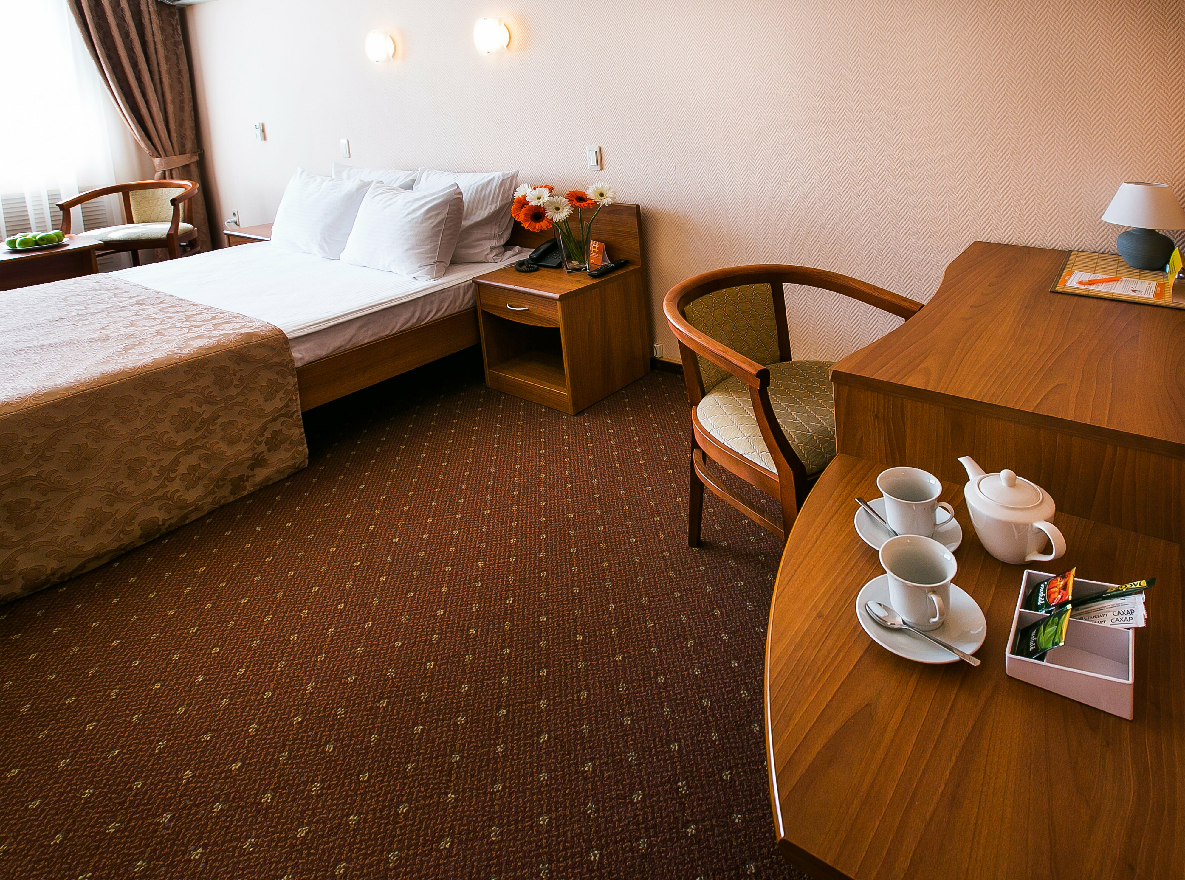 Двухместный номер с 1 кроватью и балконом