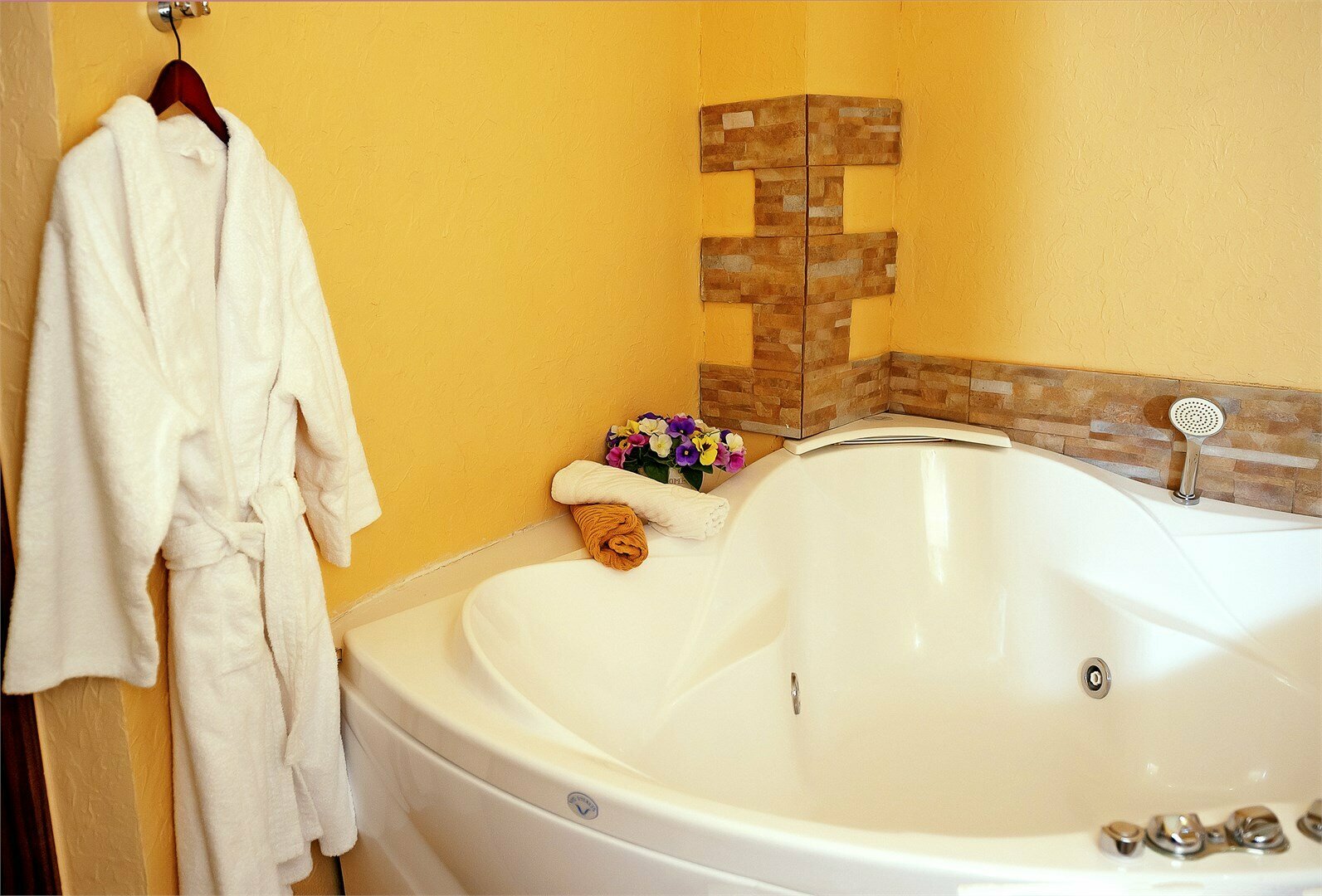 Двухместный номер с 1 кроватью и гидромассажной ванной