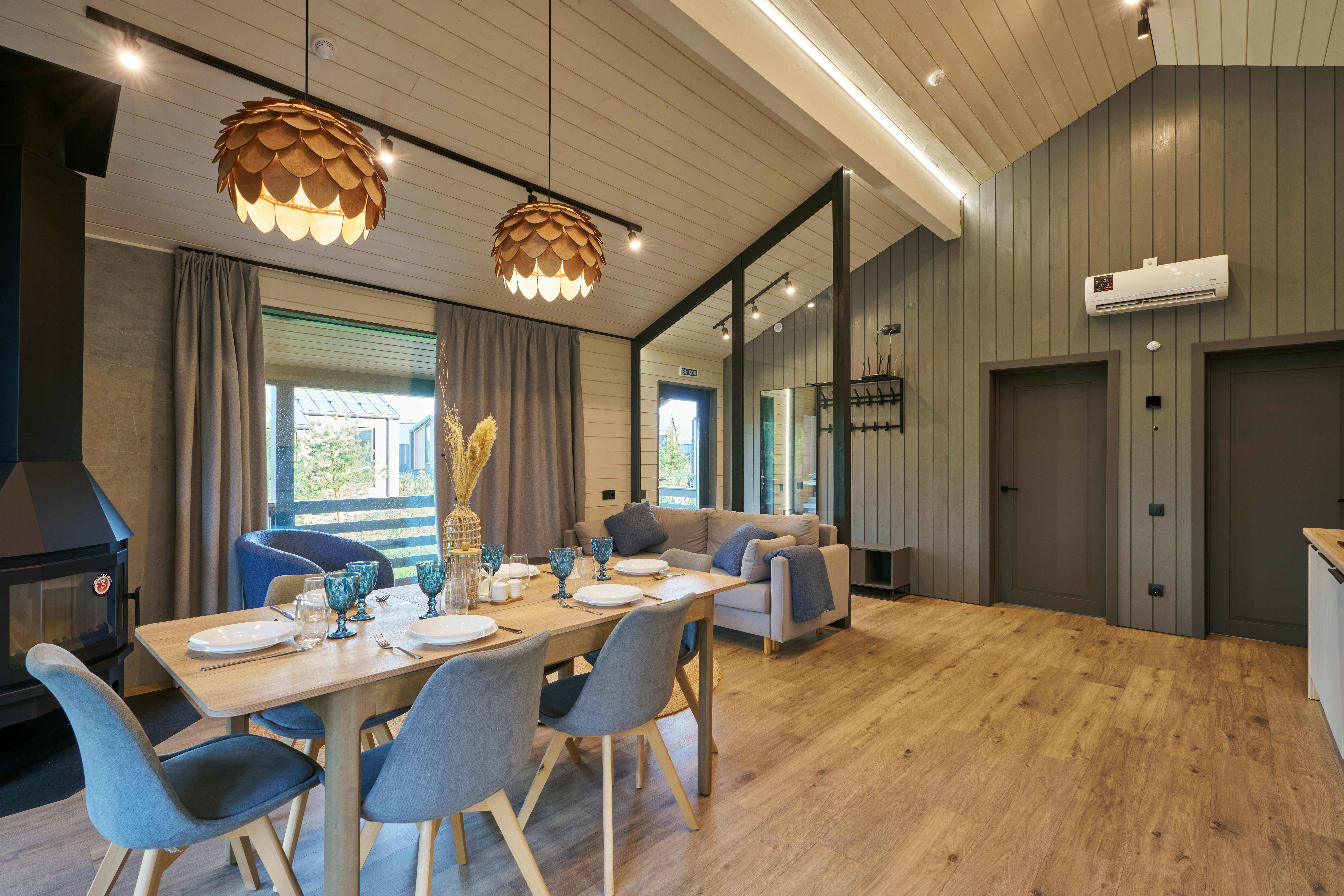 ЛЕСНАЯ ВИЛЛА С САУНОЙ И BBQ PARTY ЗОНОЙ