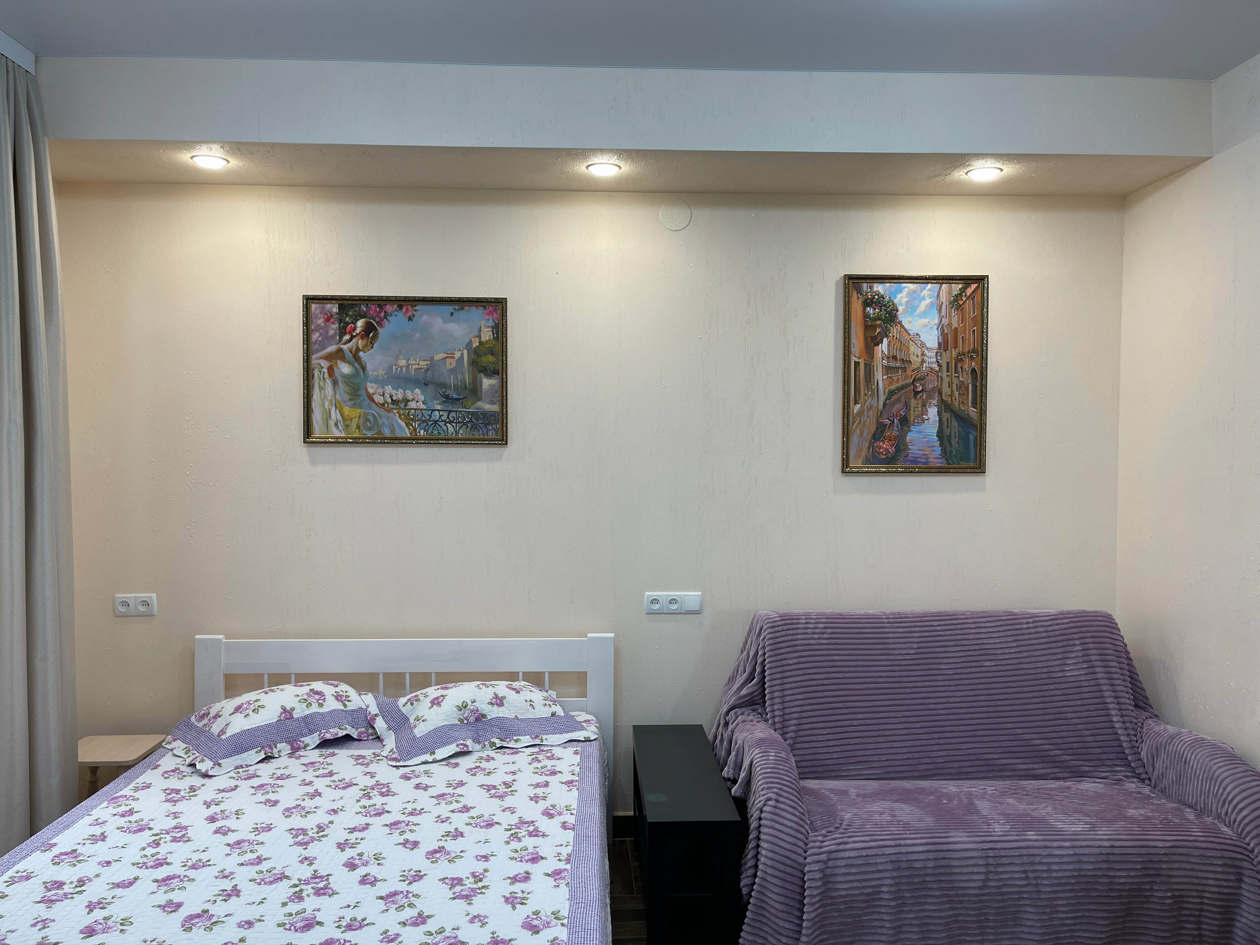 апартаменты - студия с видом на двор