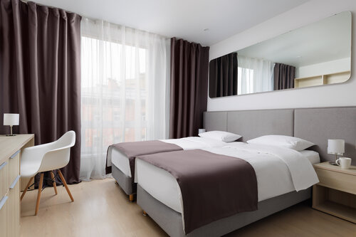 Стандарт с раздельными кроватями (двухместный, однокомнатный номер)