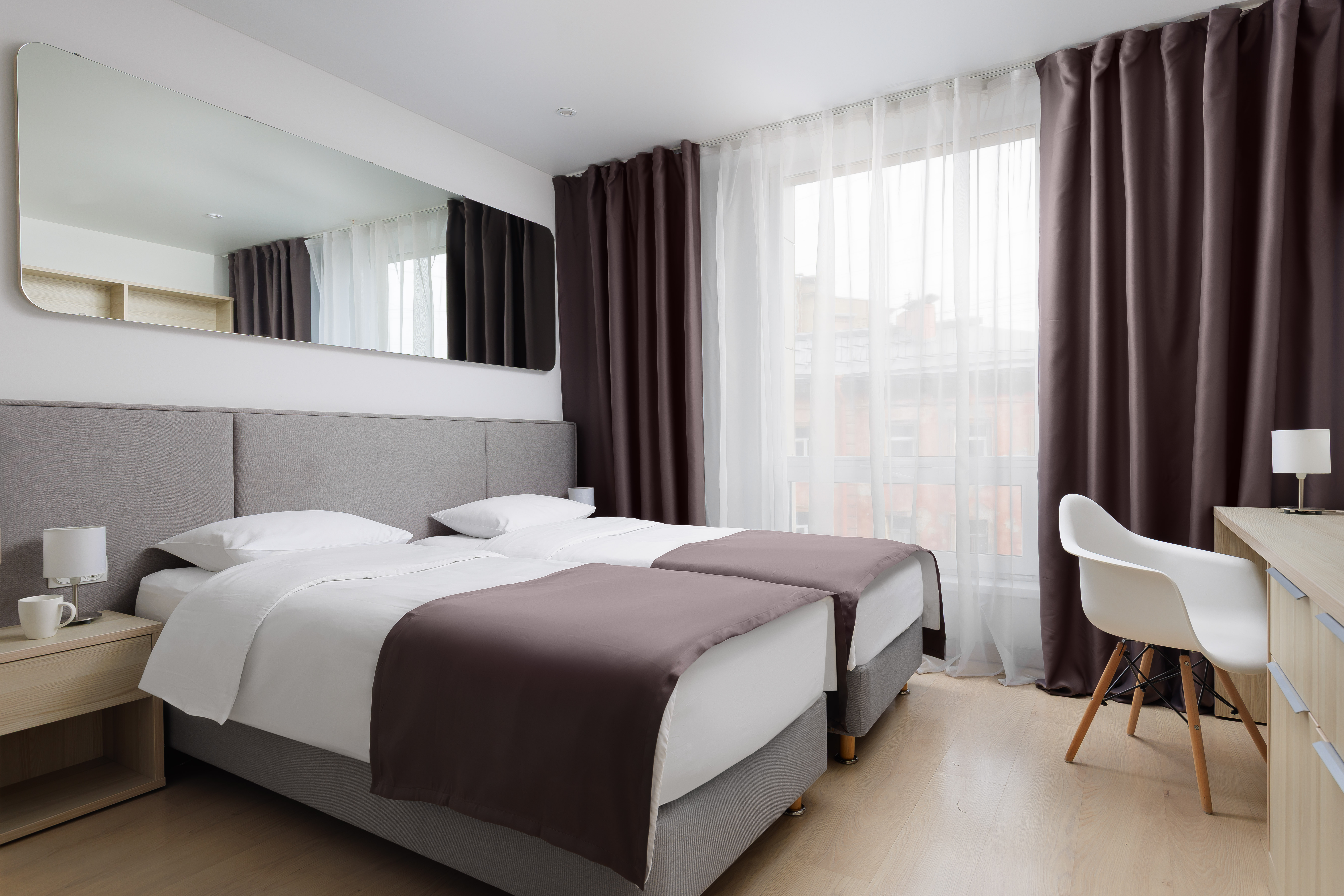 Стандарт с раздельными кроватями (двухместный, однокомнатный номер)