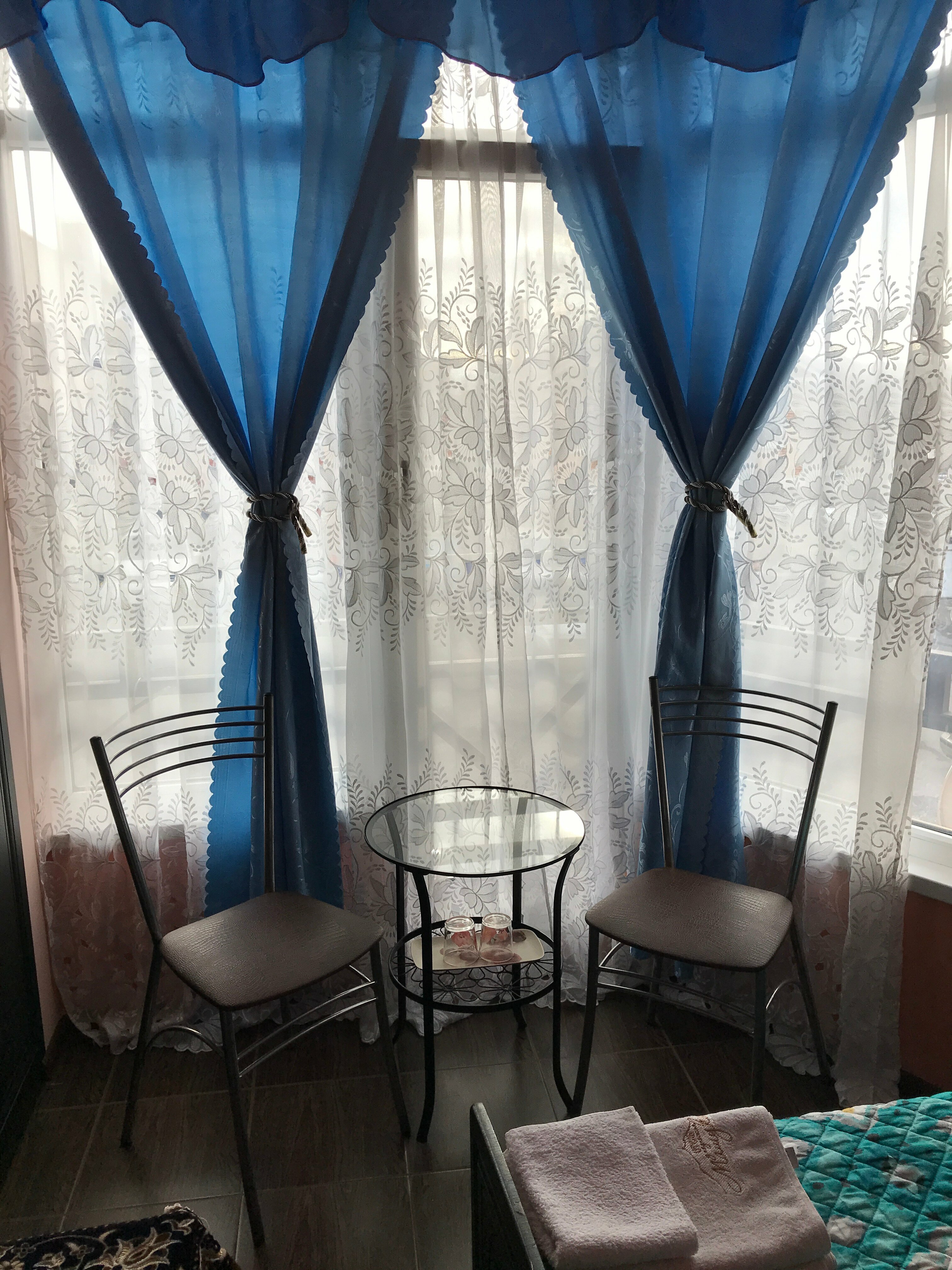 Двухместный номер с 2 отдельными кроватями, вид на горы