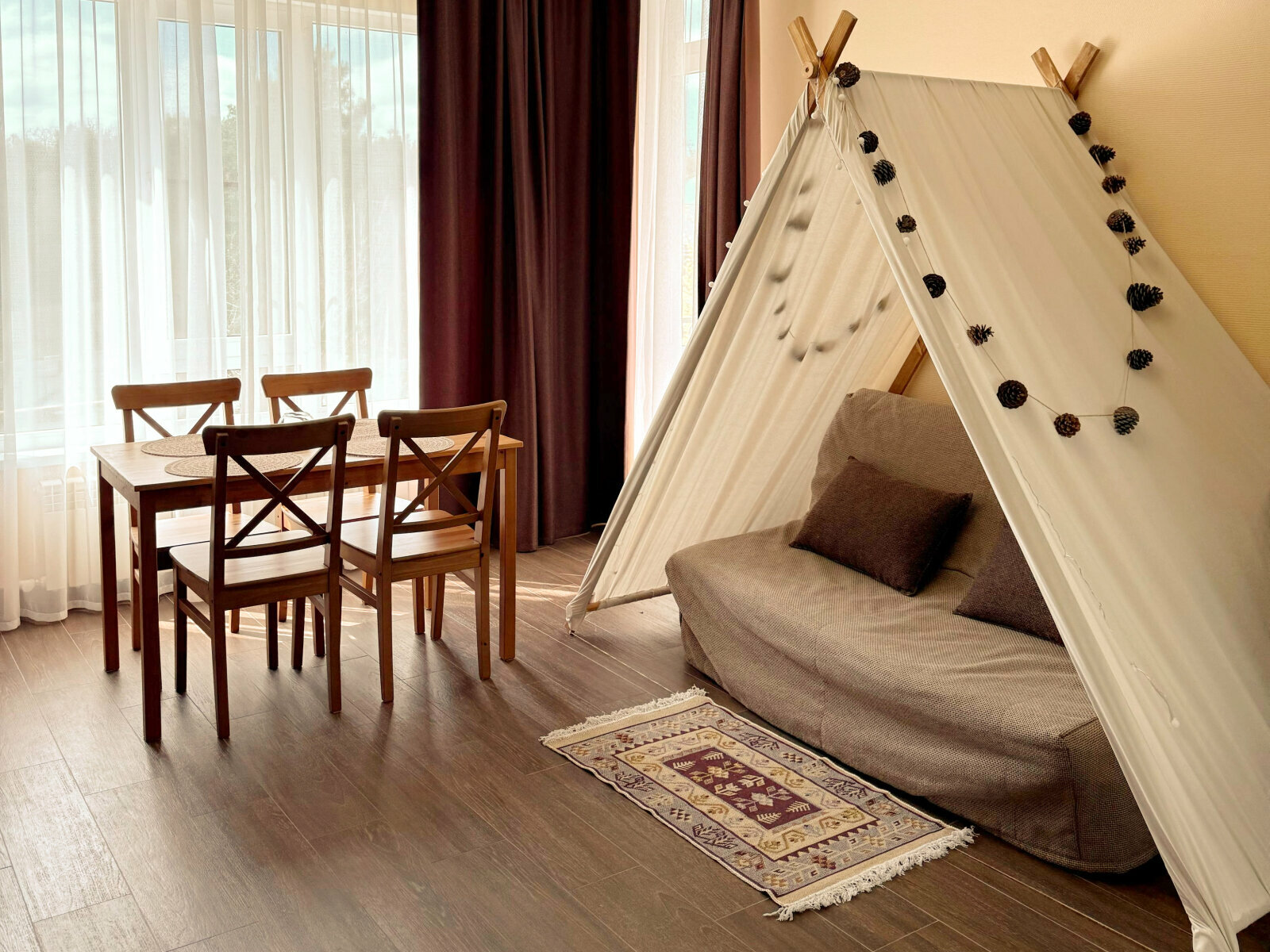 2х комнатный 4х местный номер с камином