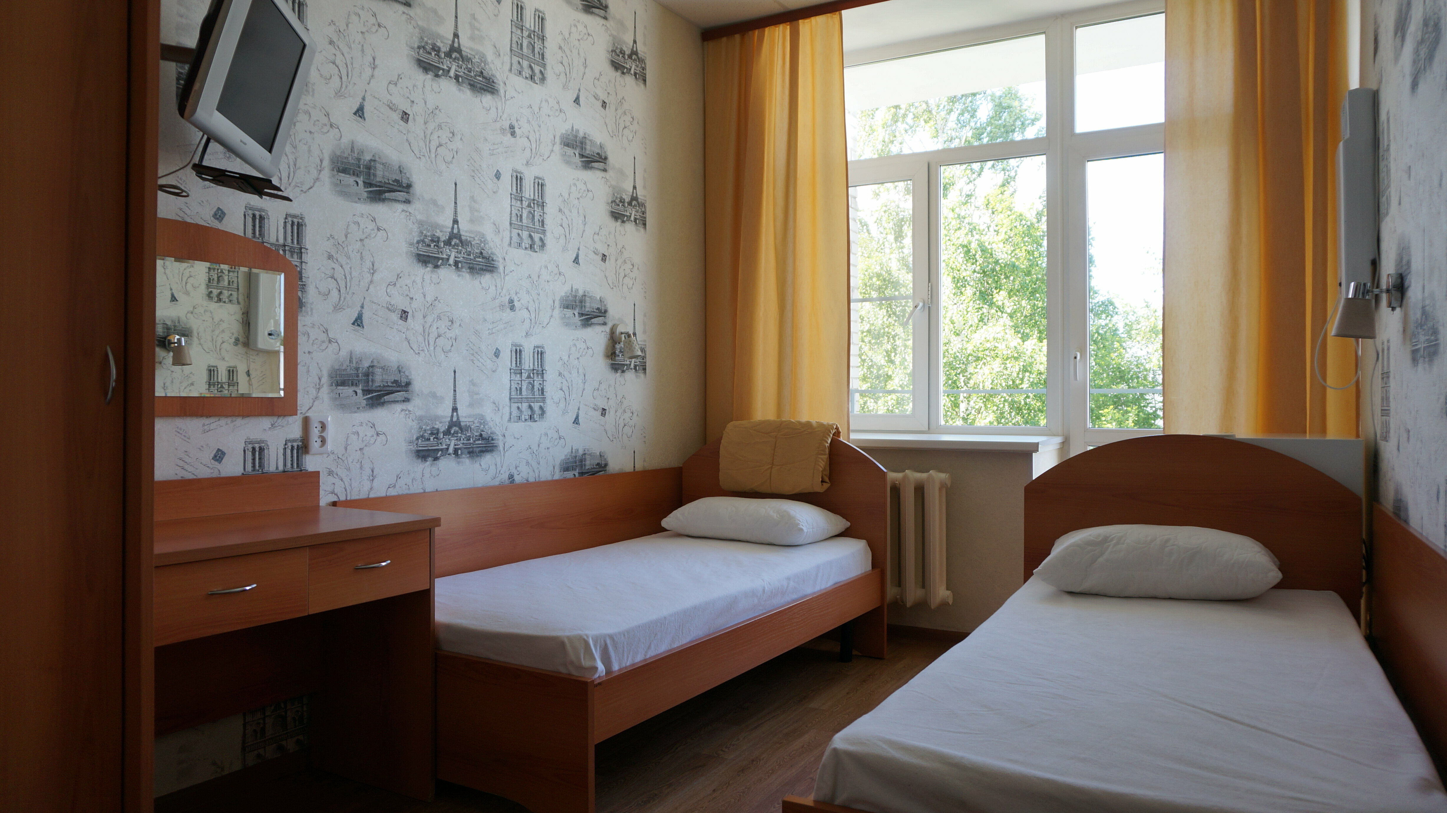 Бюджетный двухместный номер с 2 отдельными кроватями