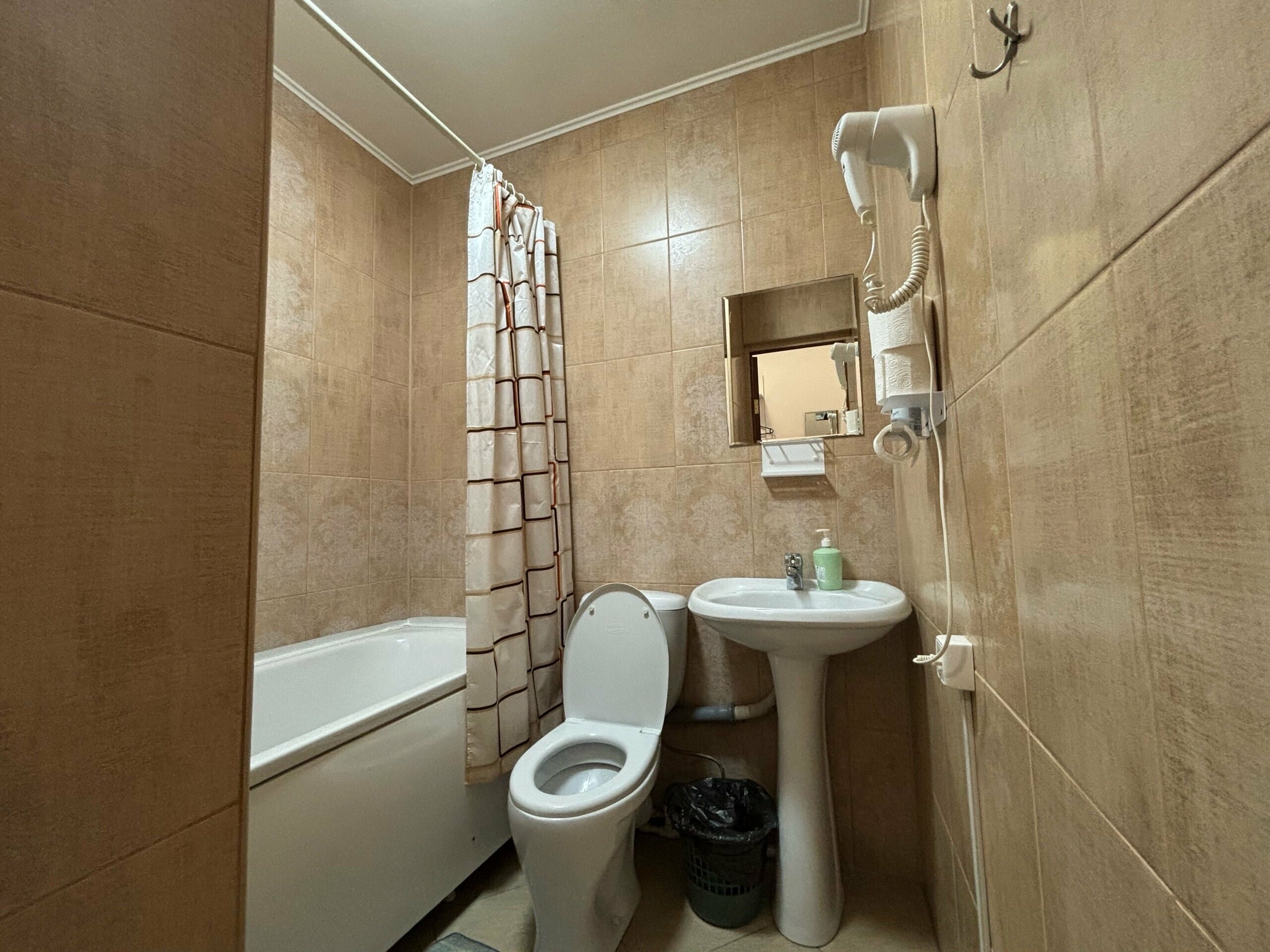 Двухместный номер с 1 кроватью и собственной ванной комнатой