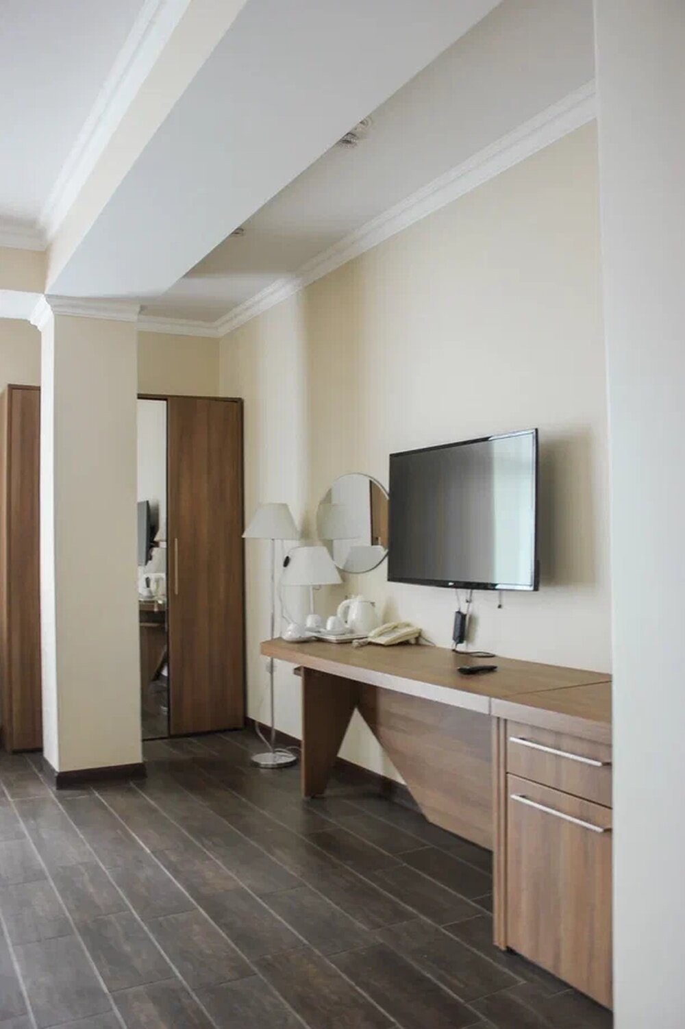 Студия без балкона (корпус 1) (Вид на морскую сторону /парк)