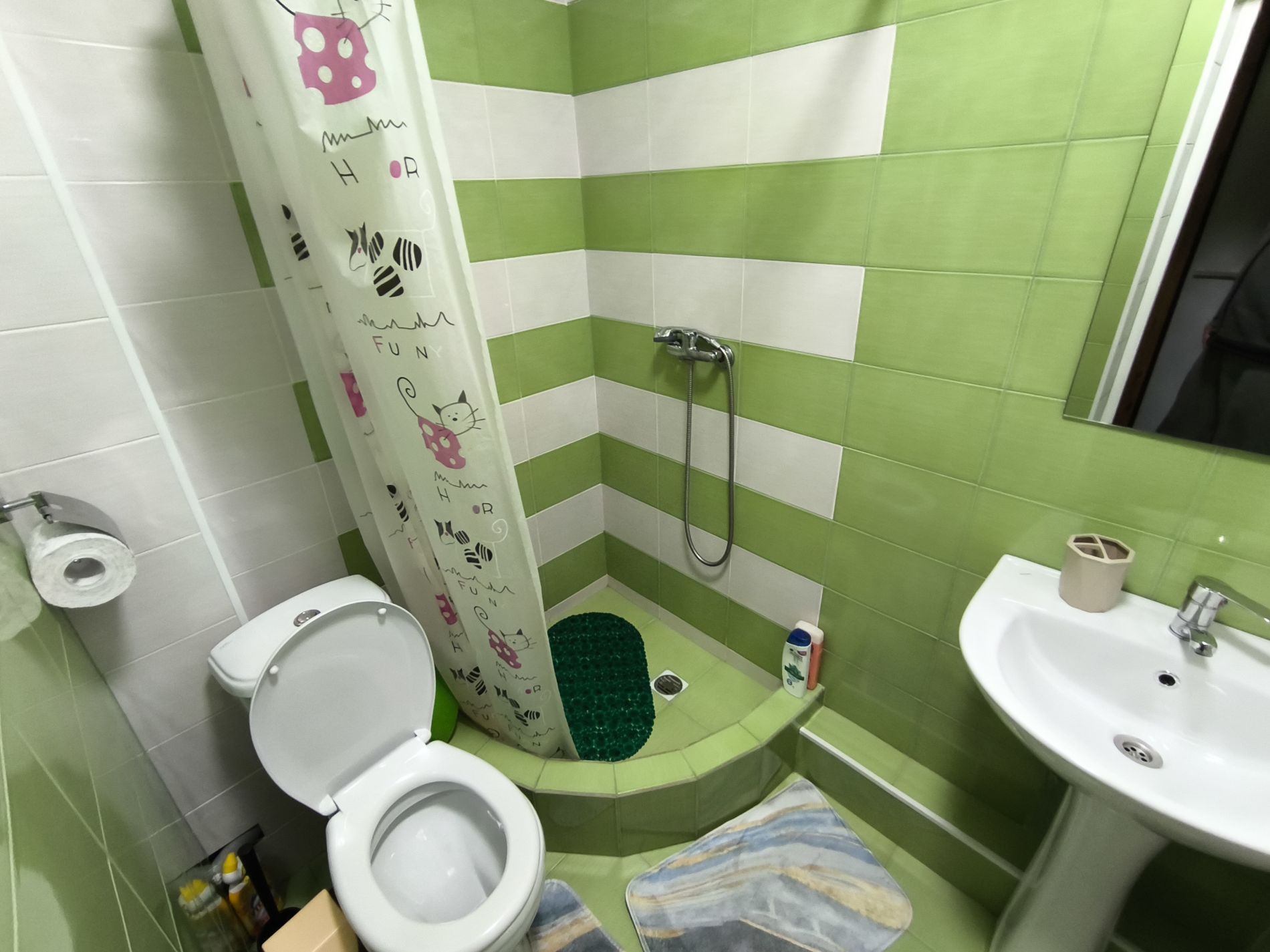 Трехместный номер с собственной ванной комнатой