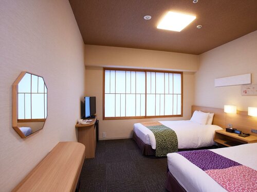 Universal Twin Room в Kyoto Hot Spring Hatoya Zuihokaku Hotel