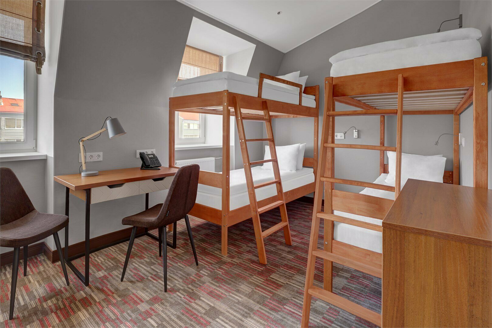 Номер Студия «Кампус» с двумя двухъярусными кроватями