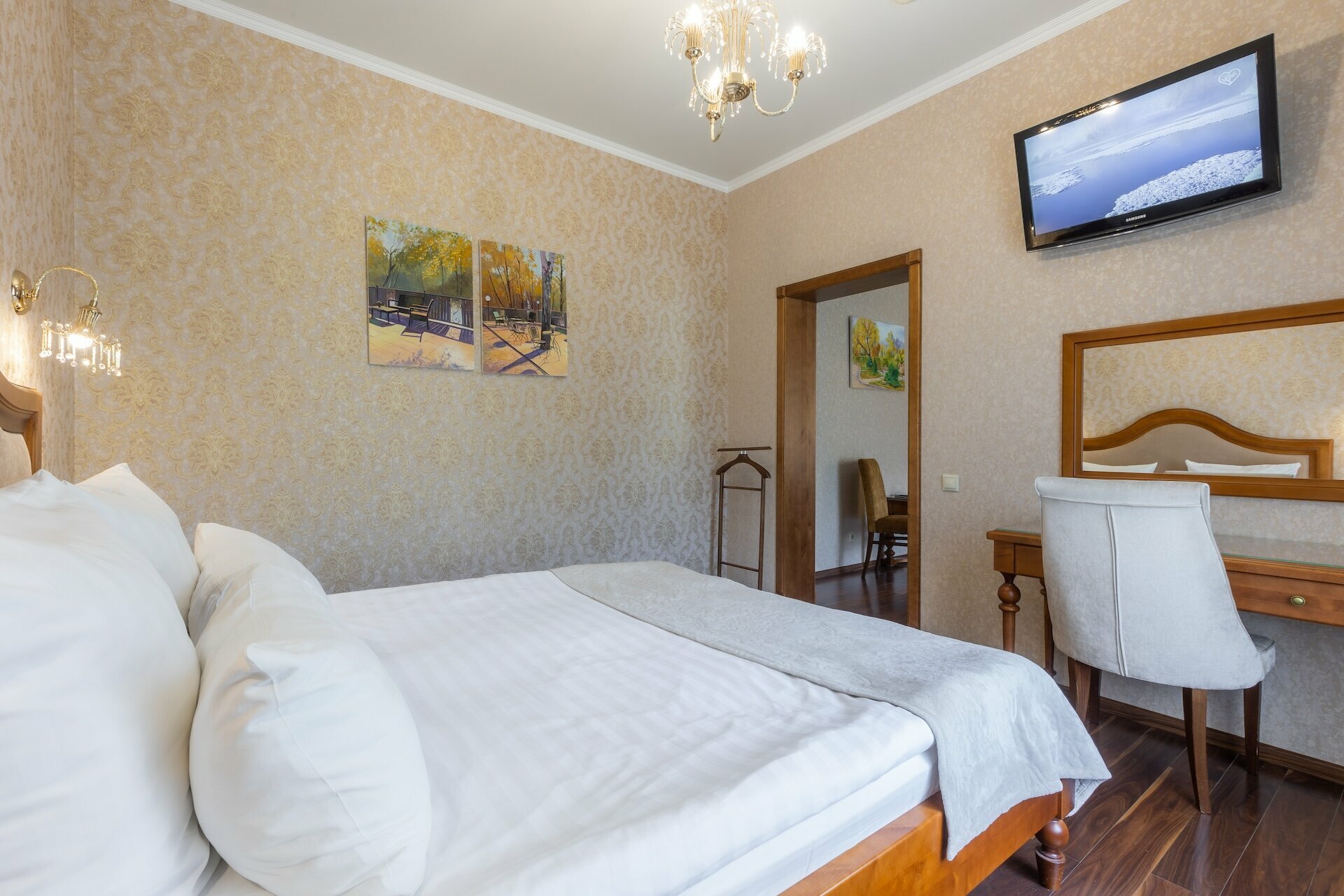 Двухместный номер с 1 кроватью и видом на сад