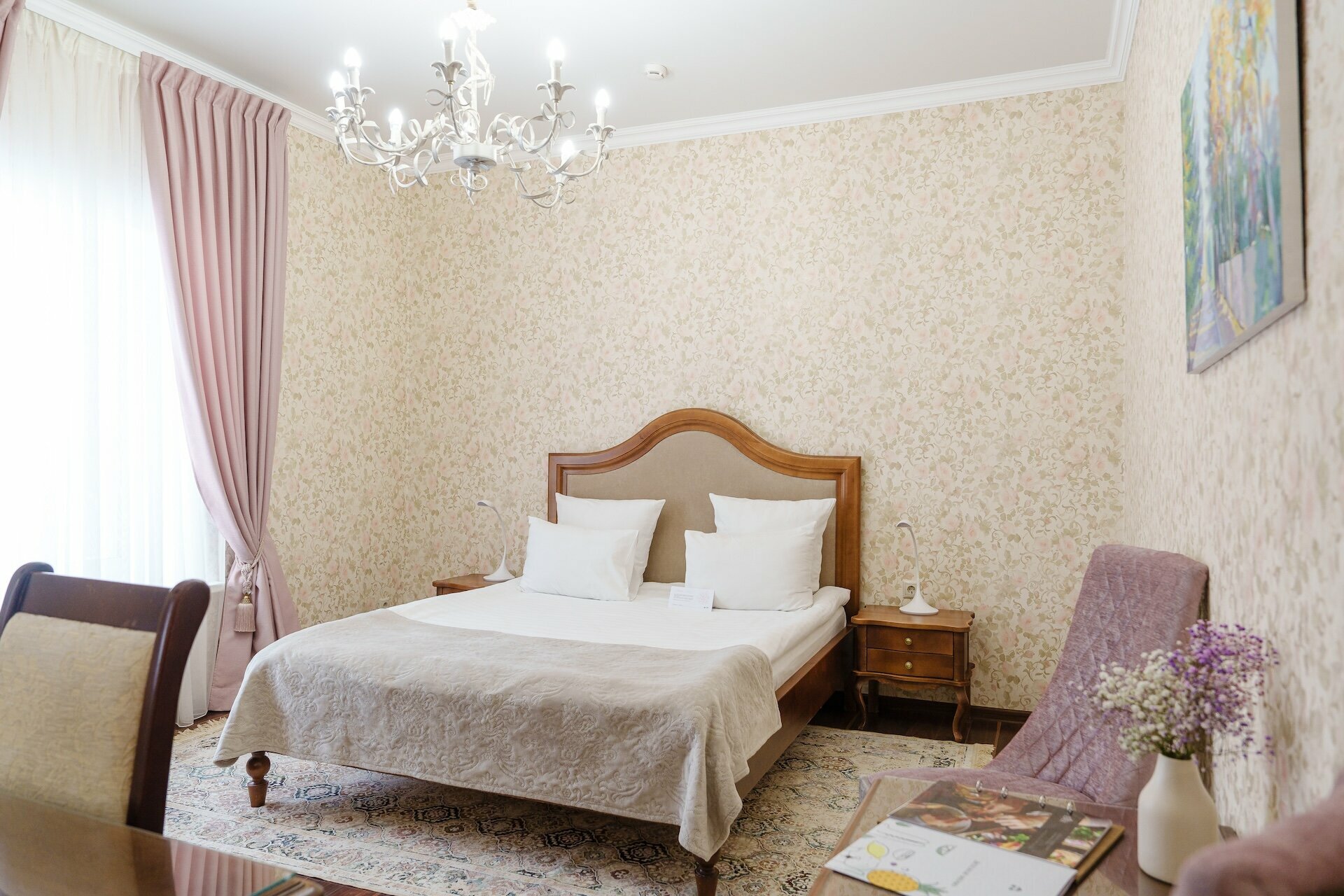 Двухместный номер с 1 кроватью и видом на парк