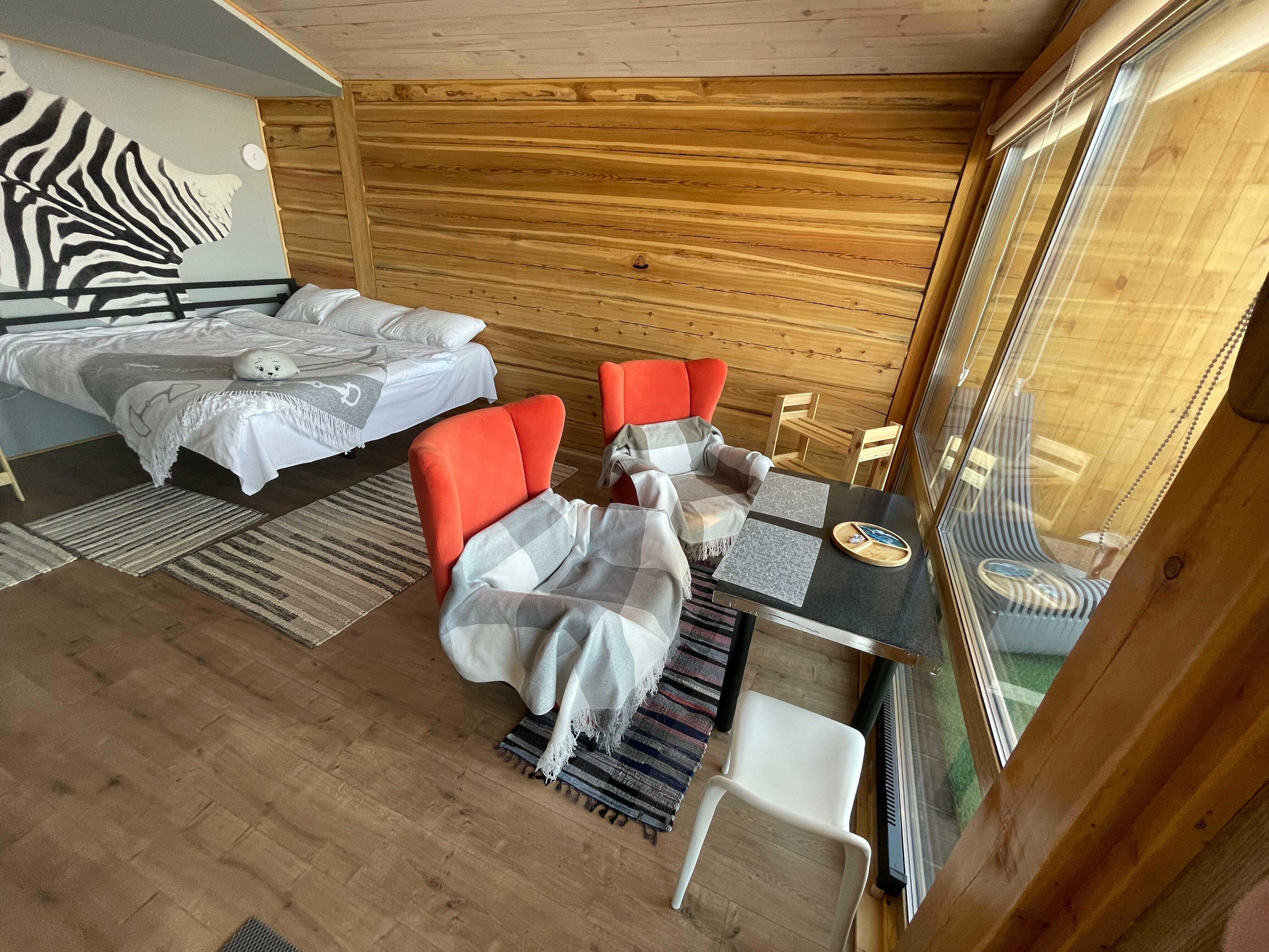 Двухместный номер с 1 кроватью и видом на озеро