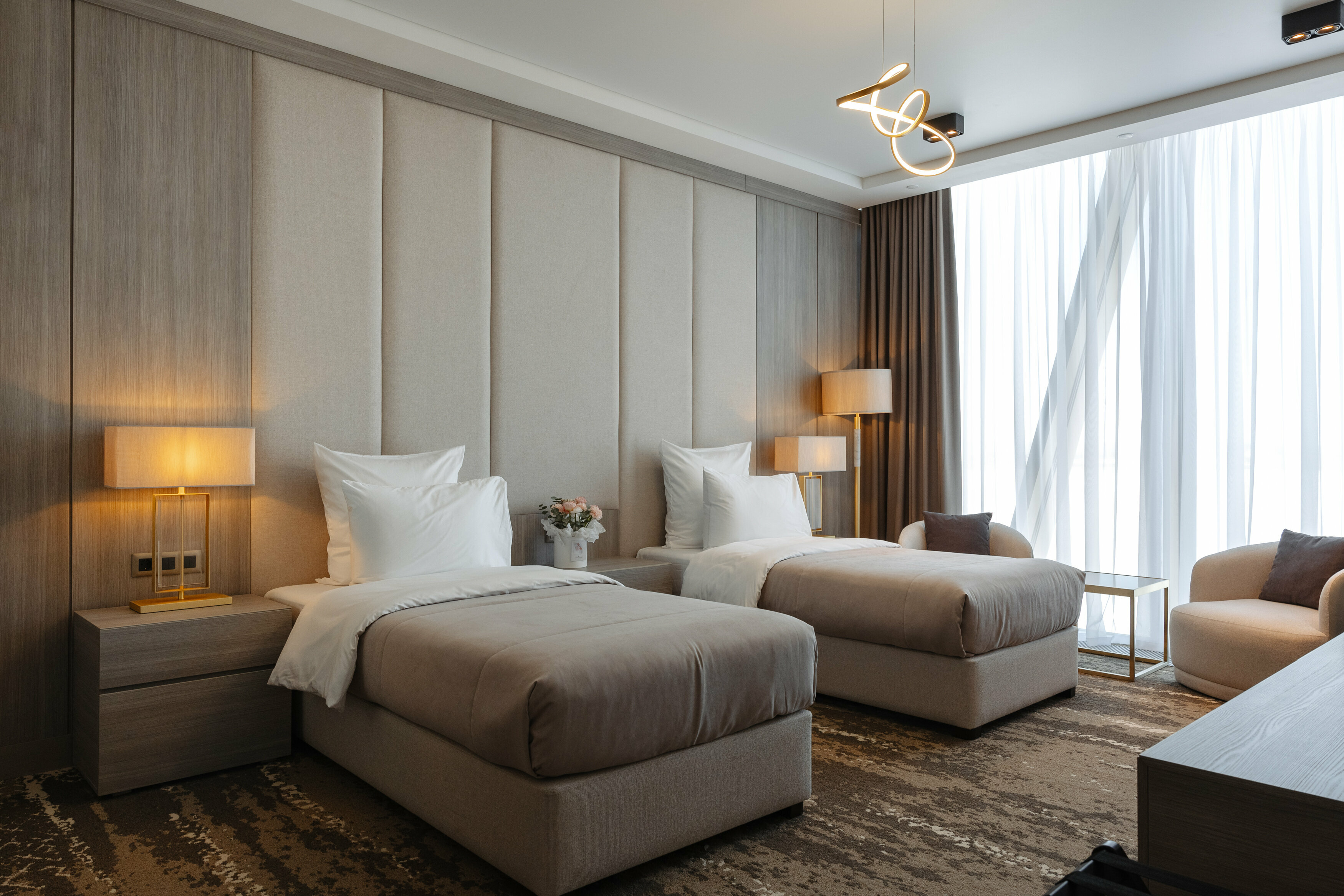 Делюкс с двумя односпальными кроватями