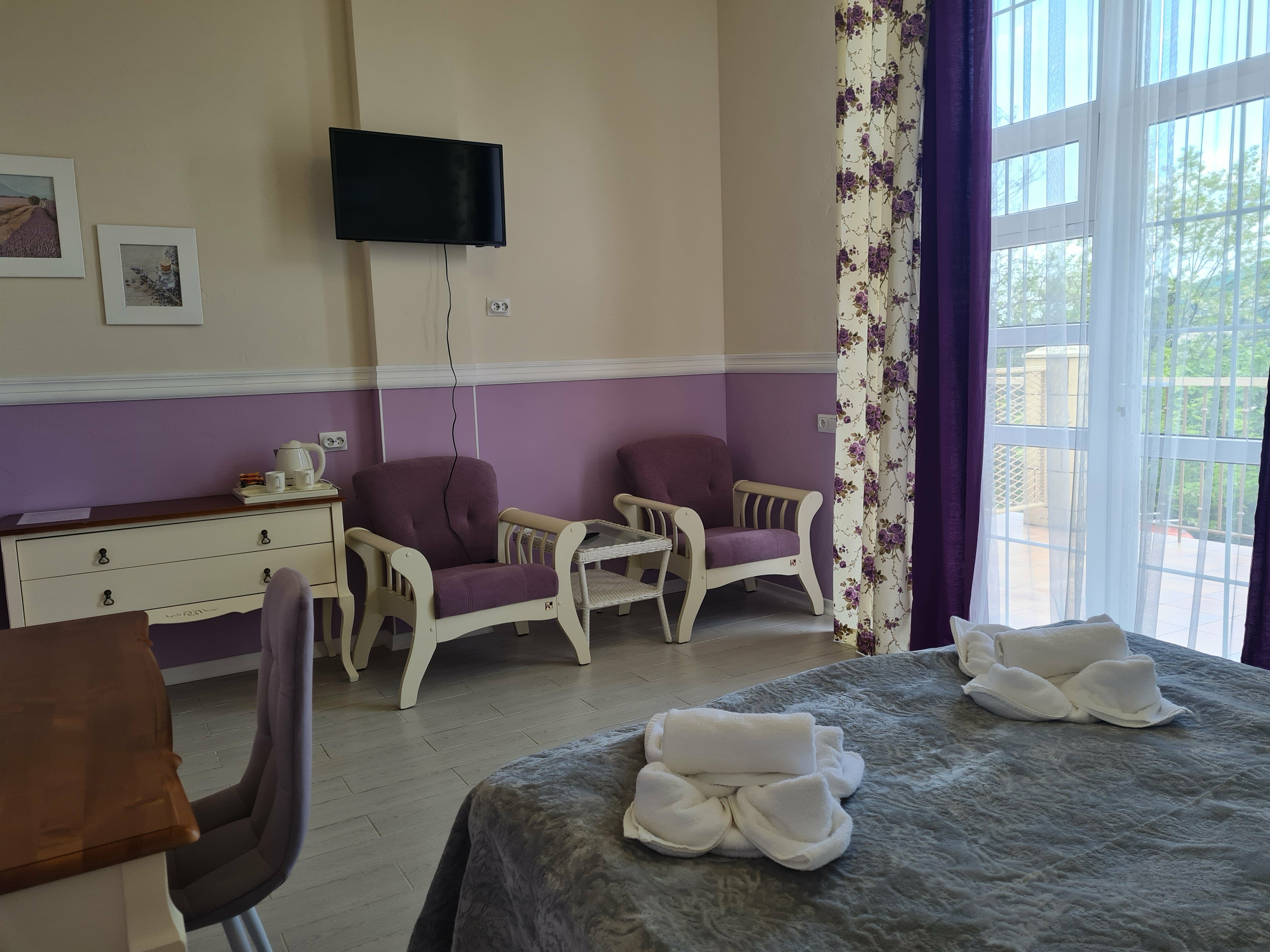 Двухместный номер с 1 кроватью или 2 отдельными кроватями и террасой