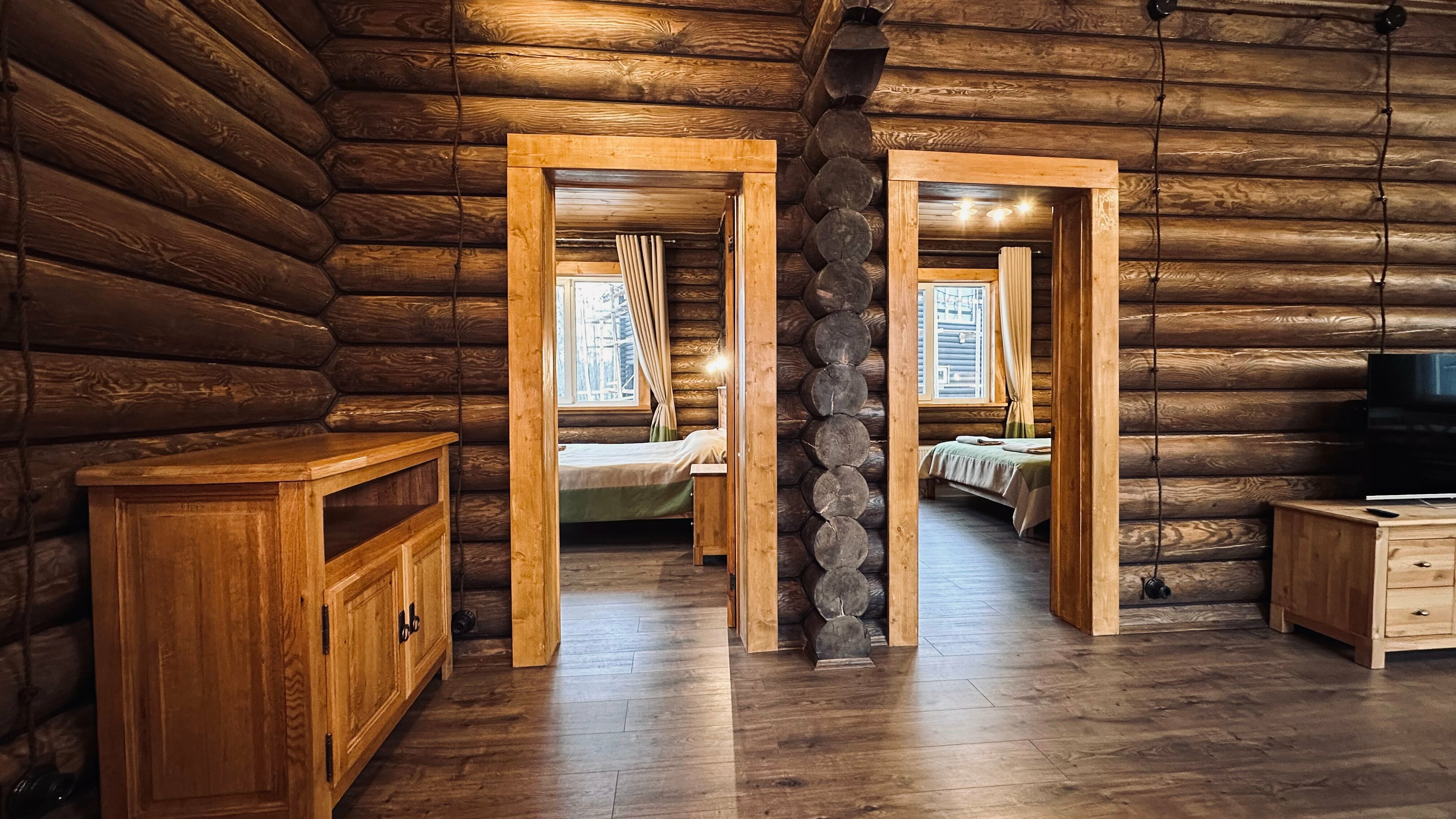 Дом из сруба №6 с террасой для 4-6 гостей