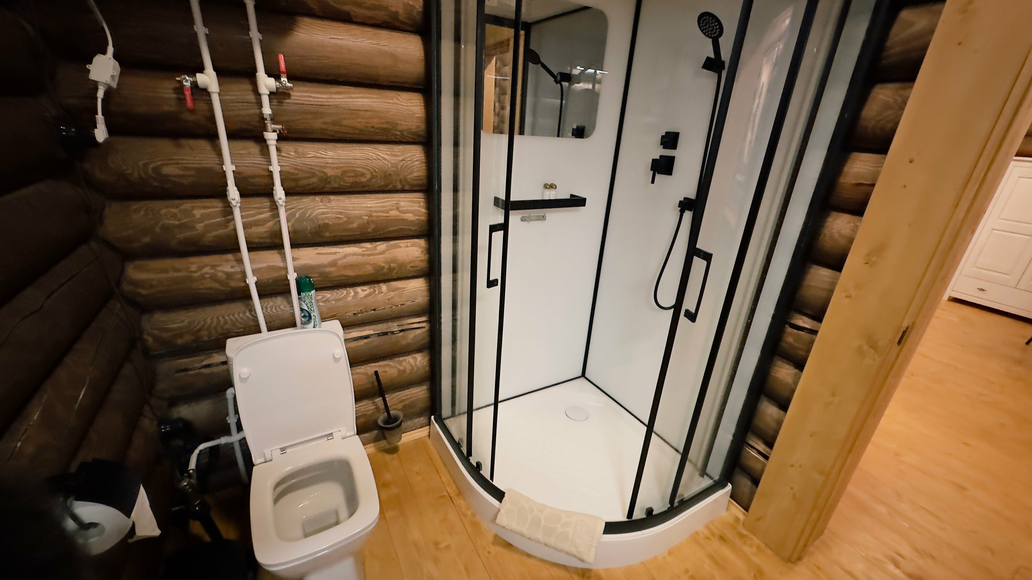 Дом из сруба №9 с террасой для 4-6 гостей