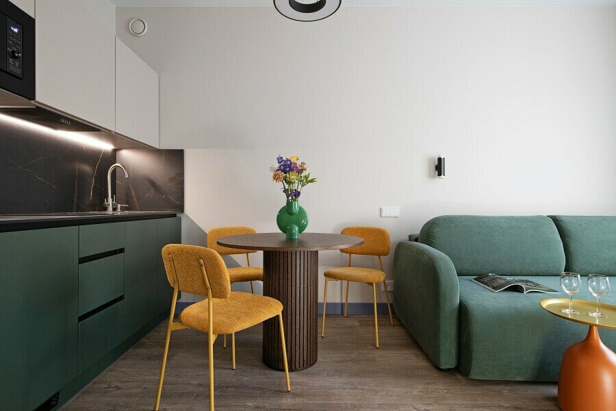 Акварель | Апартаменты с 1 спальней