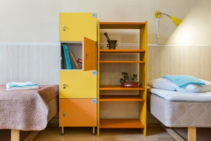 Четырехместный номер с общей ванной комнатой