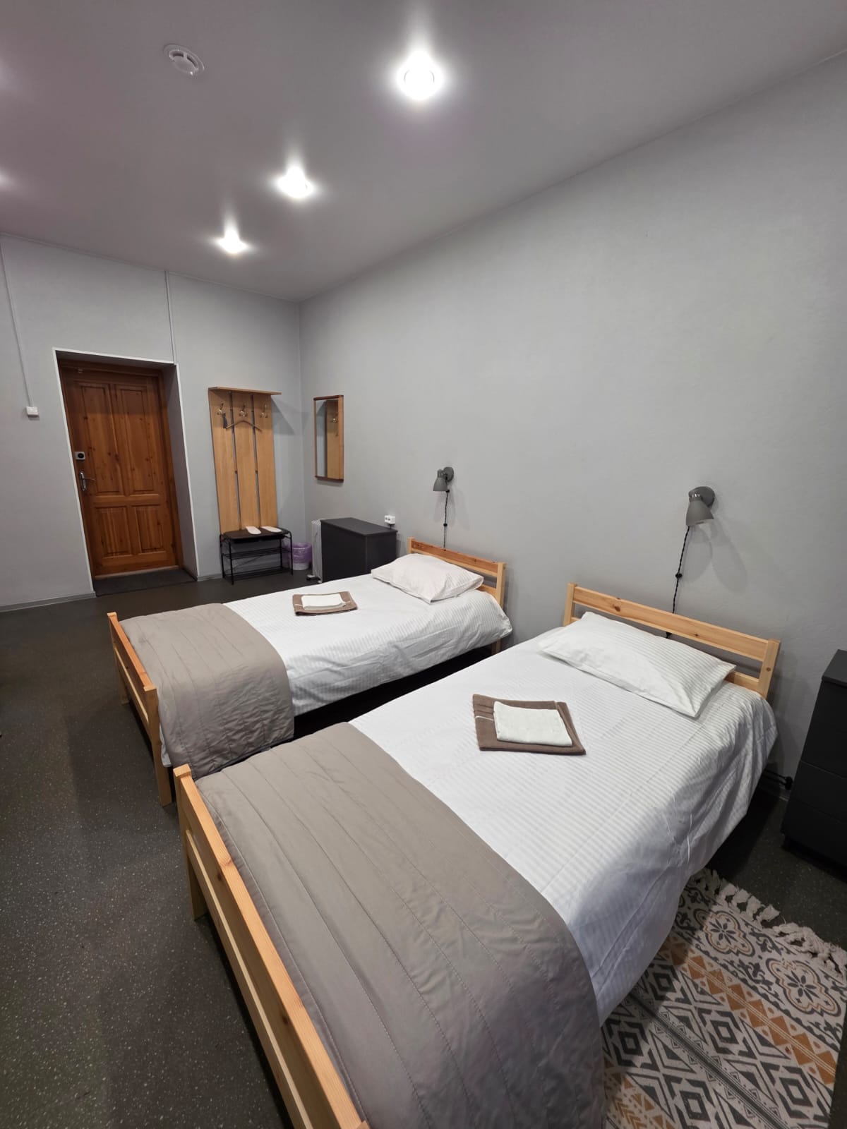 Двухместный номер с 2 отдельными кроватями и душем